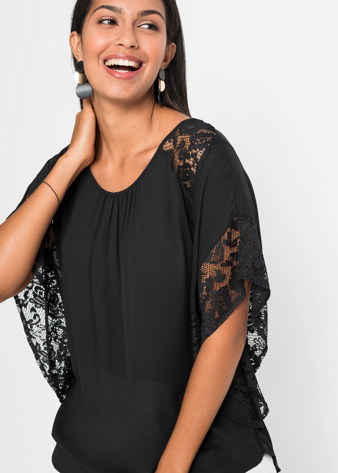 bonprix Langarmbluse Bluse günstig online kaufen