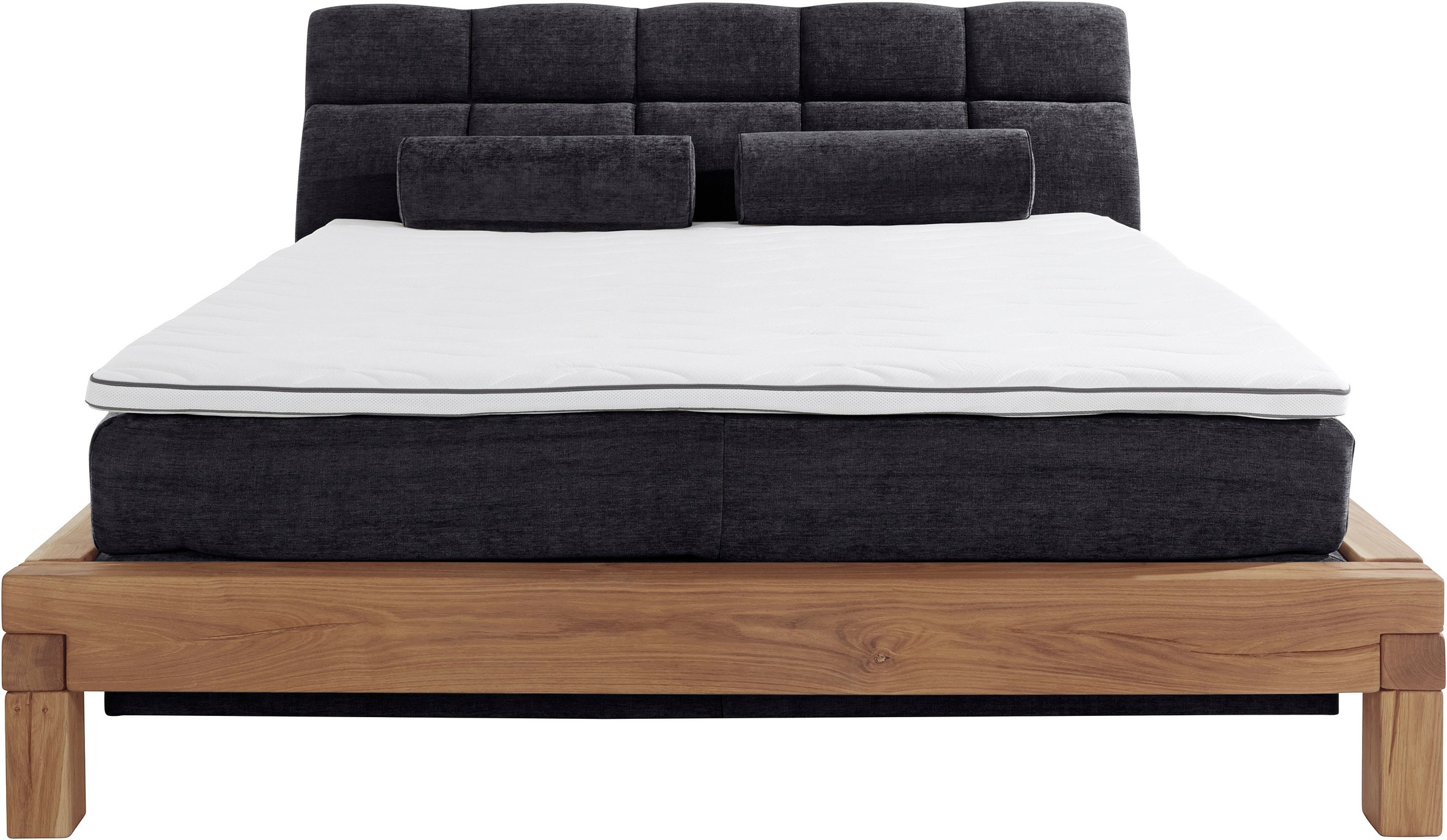 Home affaire Boxspringbett »Villads«, Liegefläche: 180/200 cm, Inside-Boxspring-Unterbau, recycelte Stoffe