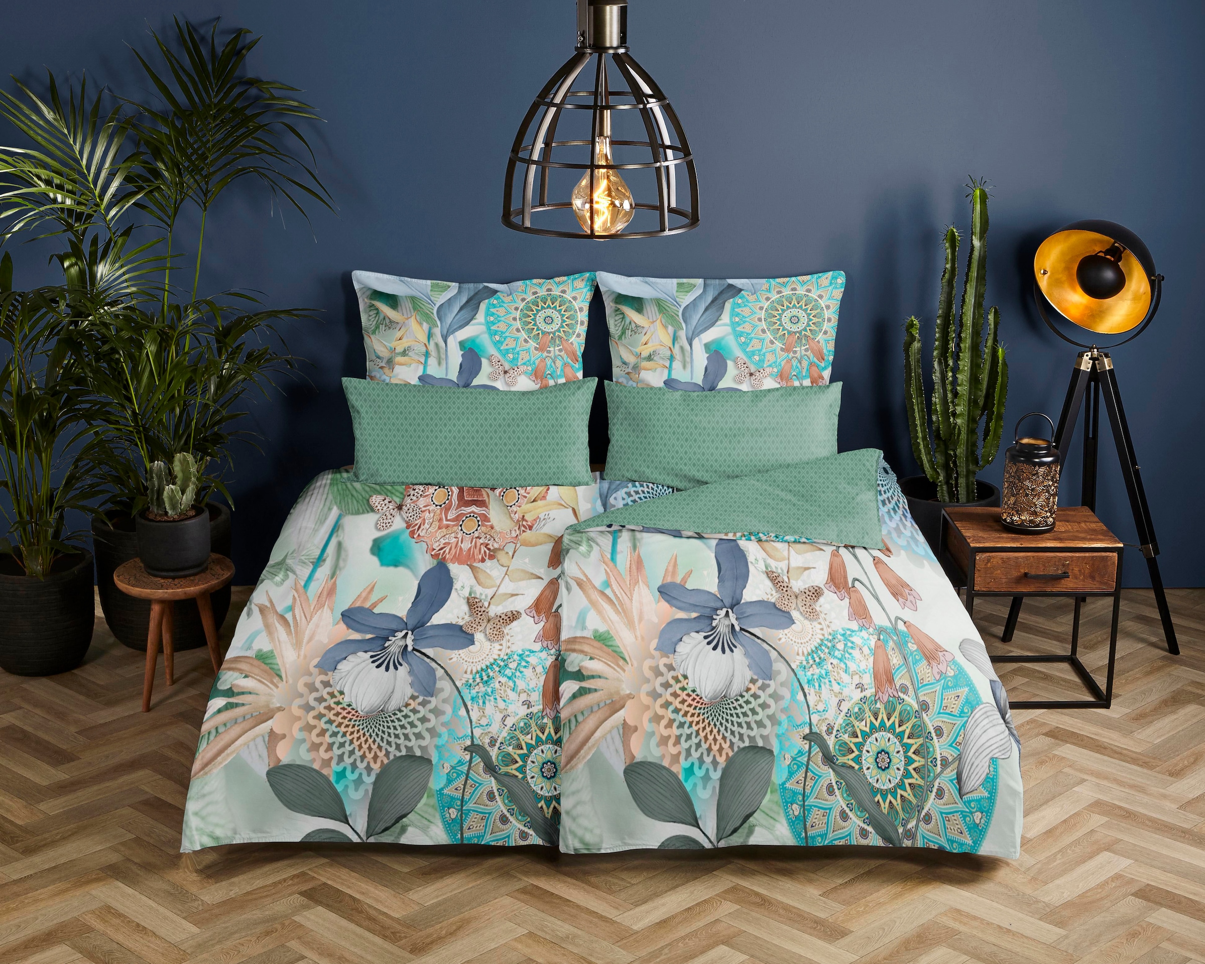 hip Wendebettwäsche "ZEPHIR" 2 Stk. tlg. Mako-Satin, 135x200, Reißverschlus günstig online kaufen