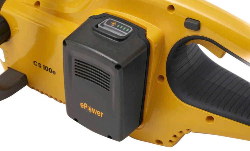 STIGA GARDEN Akku-Kettensäge »CS 100e« Set, Inkl. 2x 20 V (2 Ah) Akku, Wandhalterung und Ladegerät, 