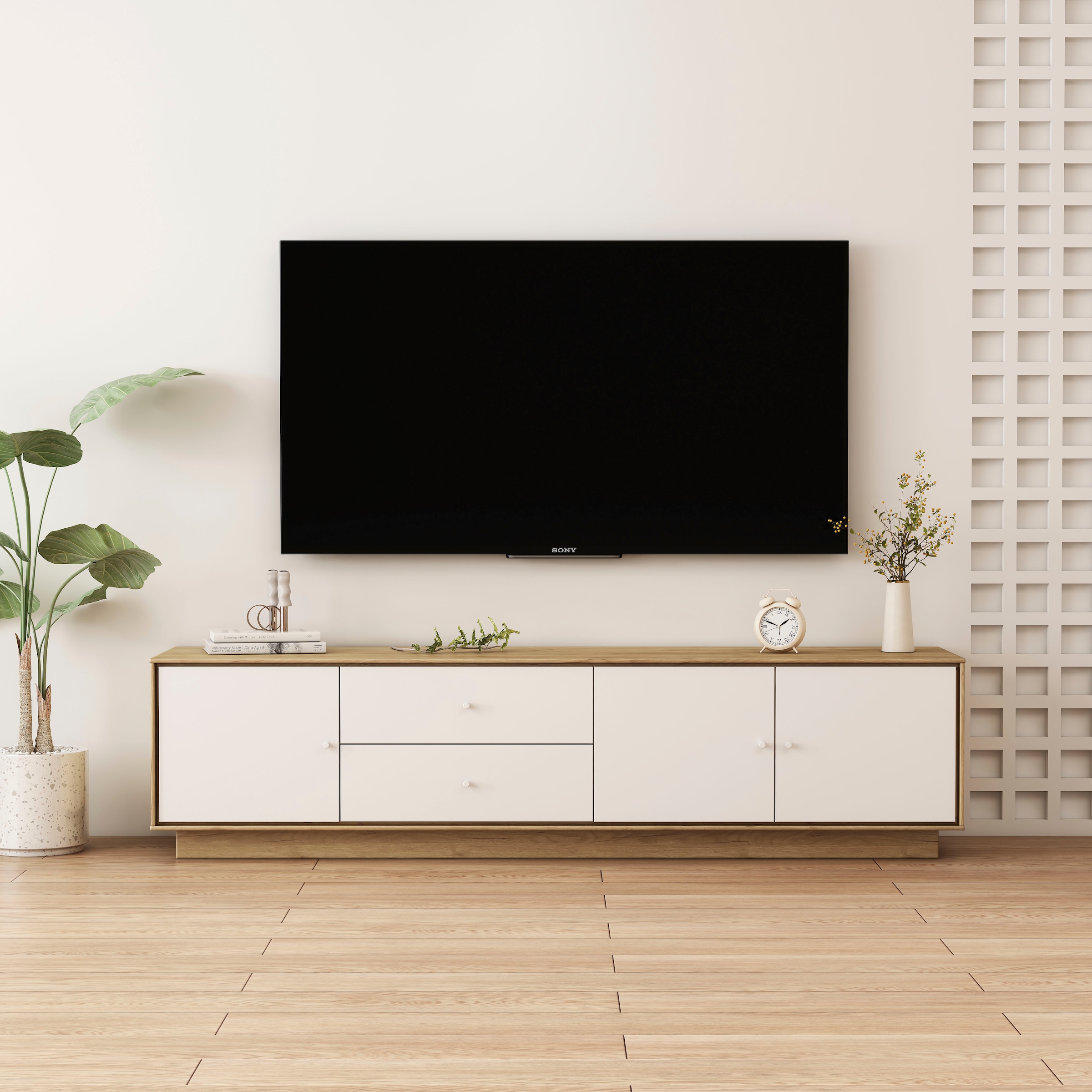 OTTO home TV-Board »Blaire« kratzfeste Melaminoberfläche, ABS-Kanten und FSC-zertifiziertem Holz