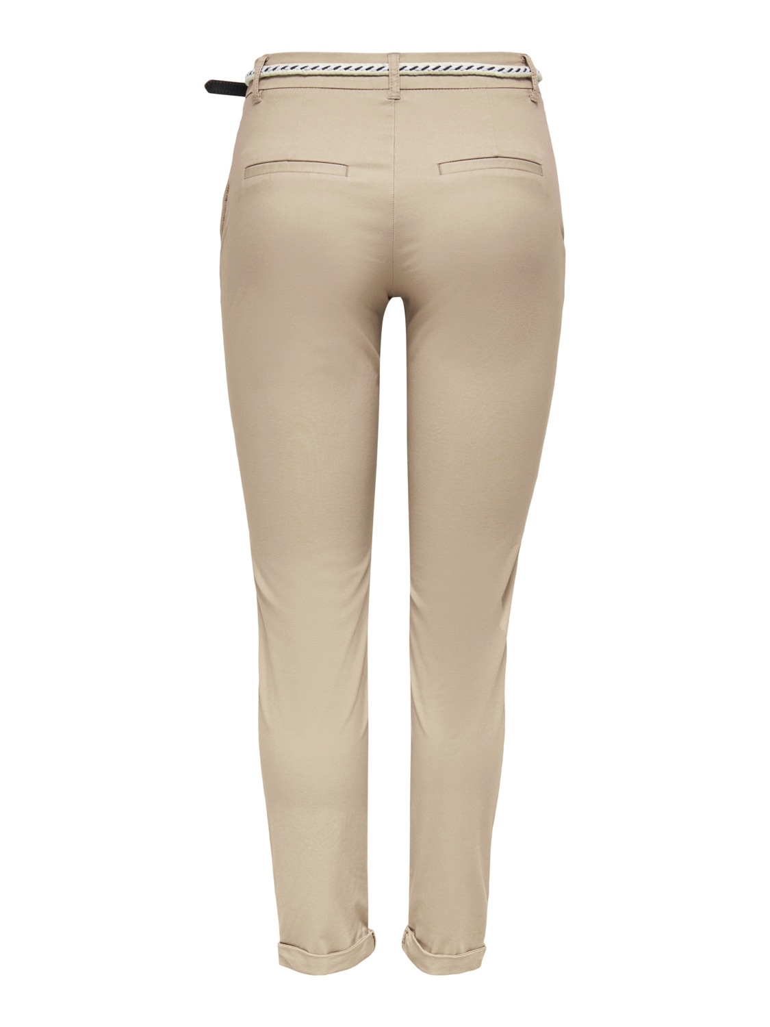 ONLY Chinohose »ONLBIANA COTTON BELT CHINO CC PNT«, knöchellange Form mit Umschlagsaum