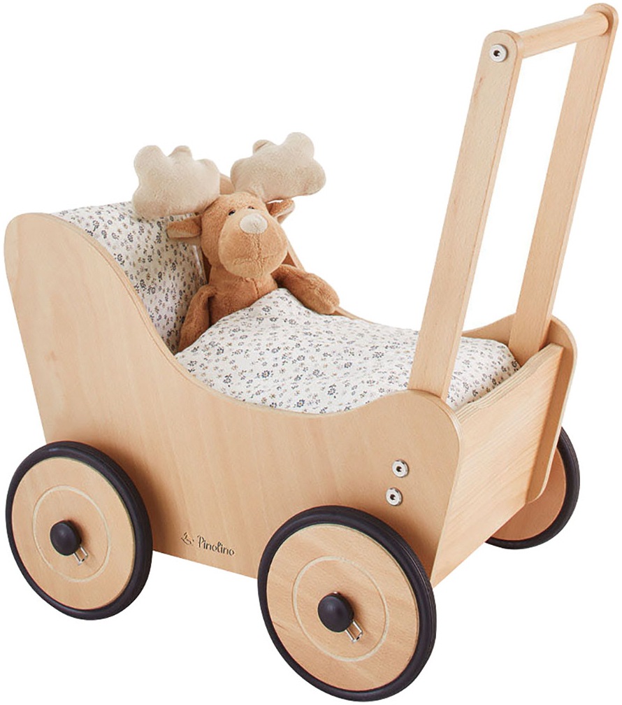 Pinolino® Puppen Bettwäsche »Blümchen« für Puppenwagen und Puppenbetten