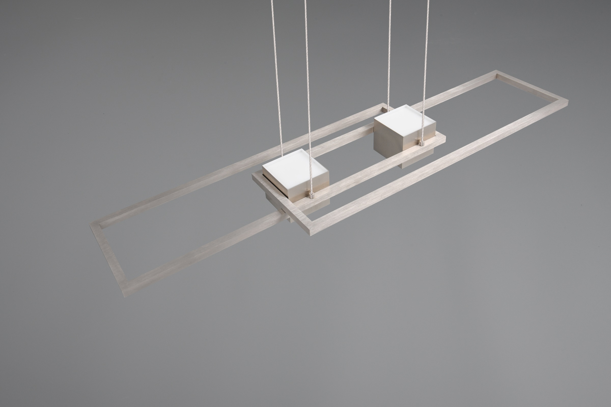 TRIO Leuchten LED Pendelleuchte »ALBANY, LED Hängelampe Wohnzimmer mit Fernbedienung, dimmbar, CCT«, 1 flammig, Leuchtmittel LED-Board | LED fest integriert, Lichtfarbe einstellbar, Memoryfunktion, Nachtlicht, up-and-down Licht