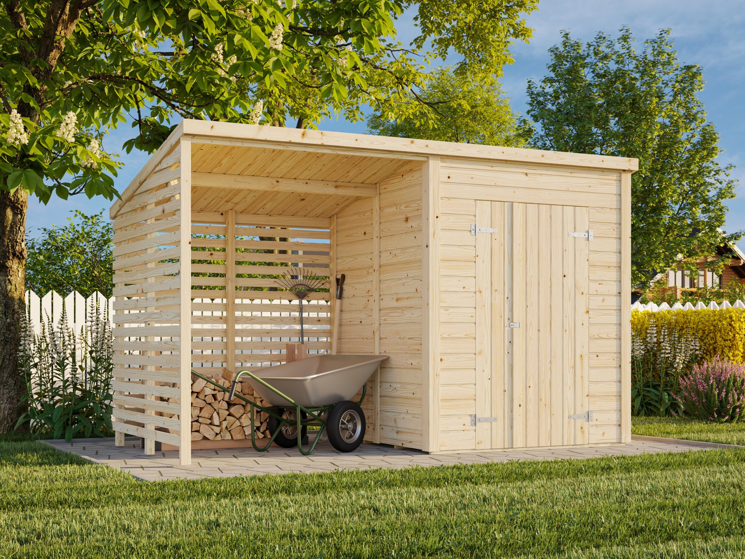 Palmako Gartenhaus »Leif 3,0+2,9 m²«