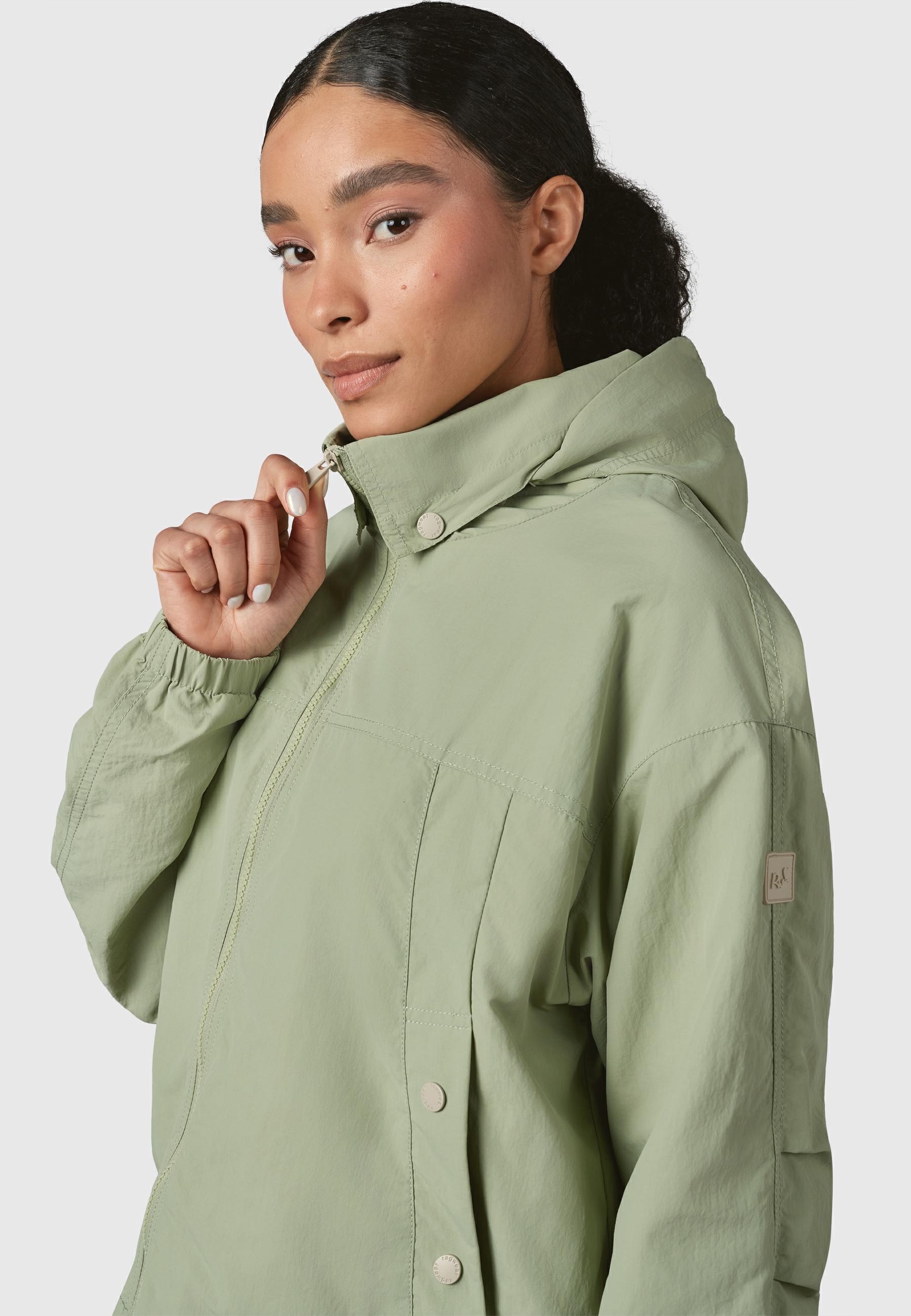Ragwear Outdoorjacke »Cerys«, mit Kapuze, kurze Damen Übergangsjacke mit verstaubarer Kapuze