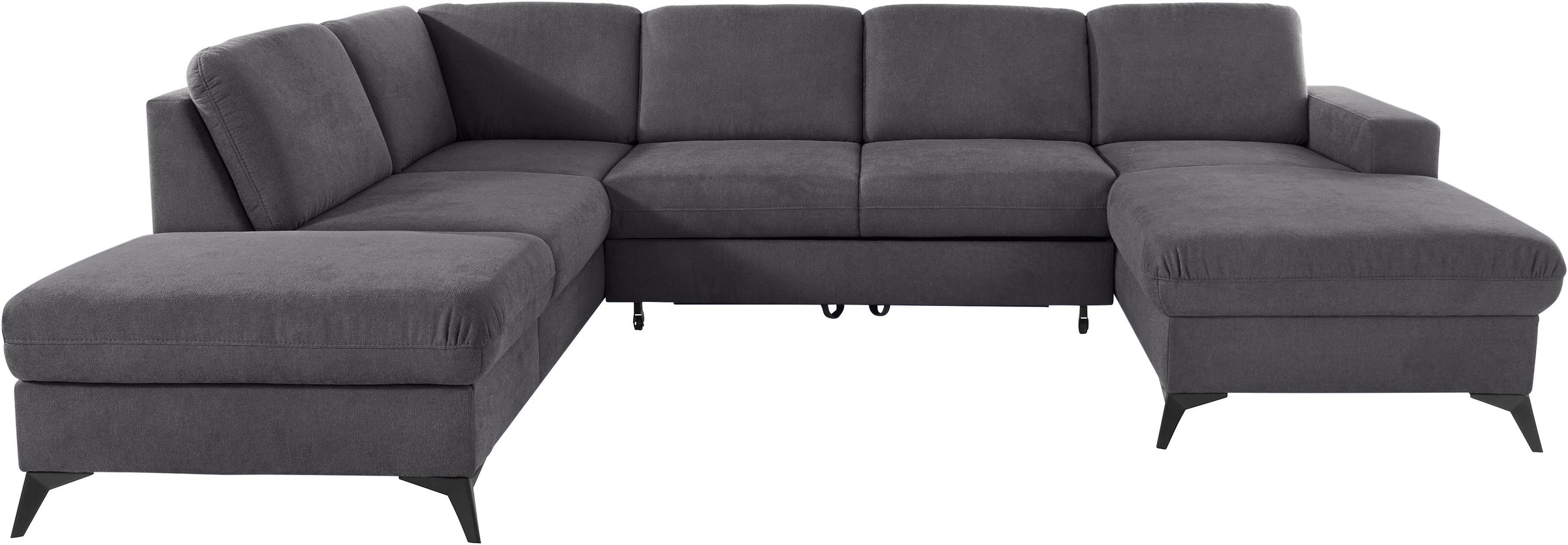 Home affaire Wohnlandschaft "Lolland U-Form" Wahlweise mit Bettfunktion und günstig online kaufen