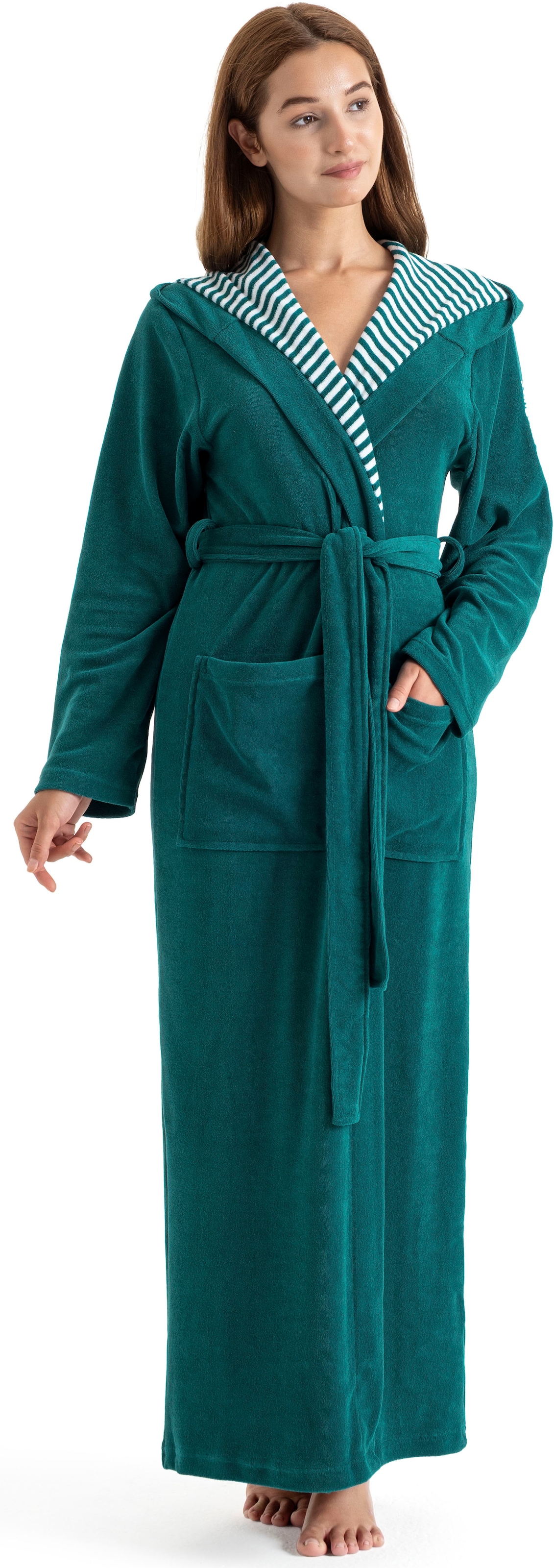 KangaROOS Damenbademantel "Dalia, ideal für Sauna & Spa, Standardlänge & Üb günstig online kaufen