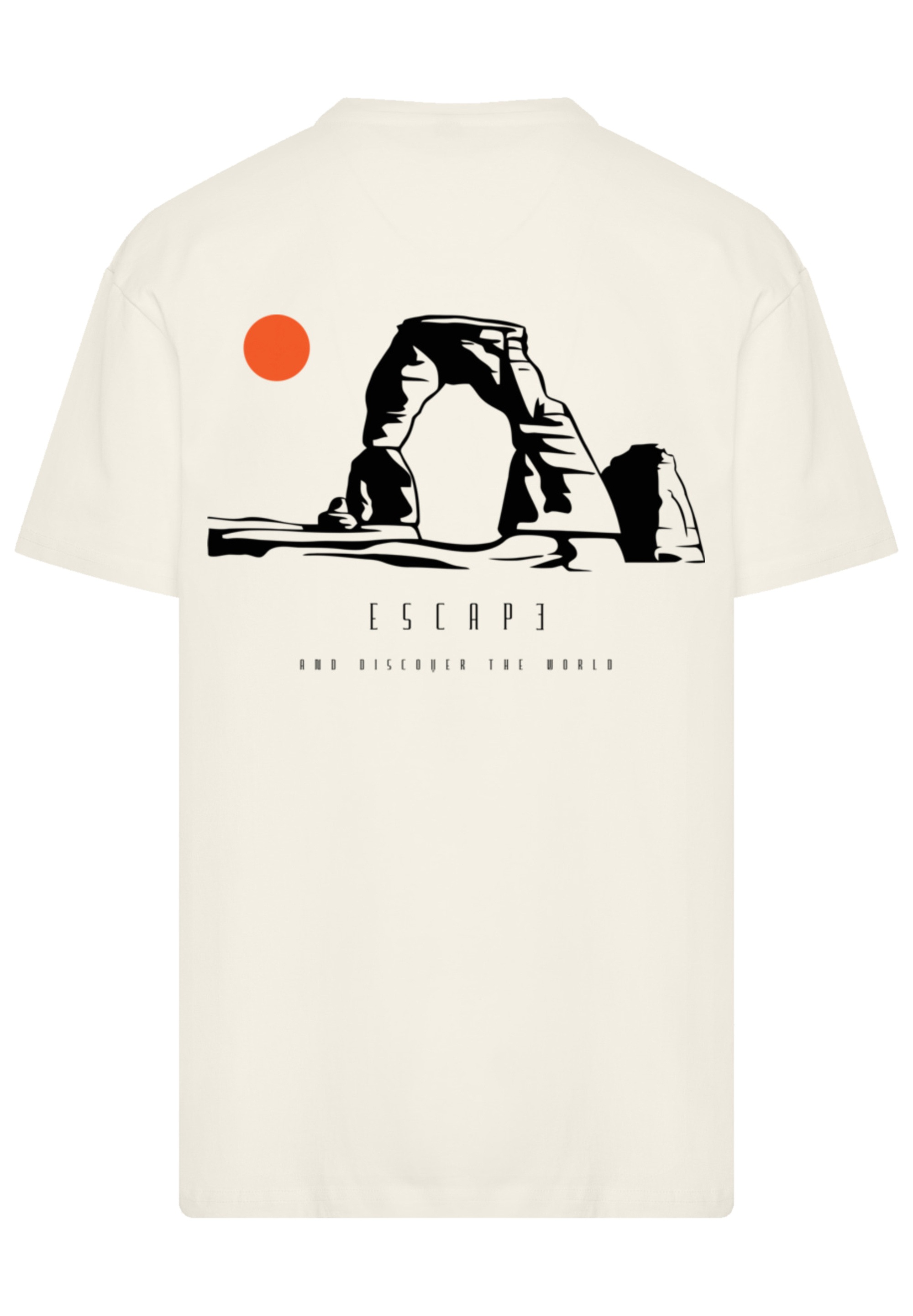 F4NT4STIC T-Shirt »Oversize Escape Discover the World Savannah«, Discover the World
