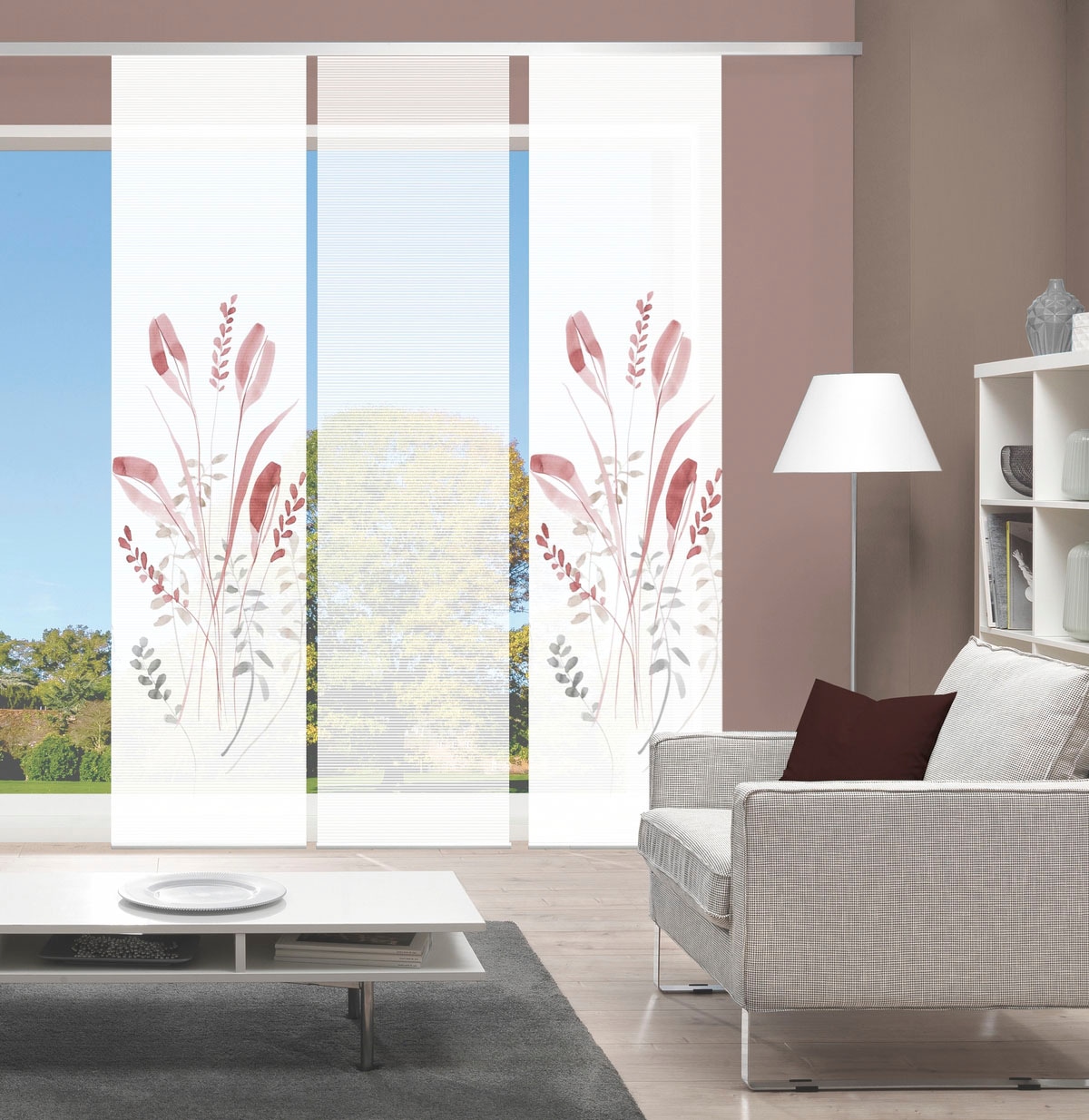 Vision S Schiebegardine "AYENE 3er SET" Paneelwagen 3 Stk. tlg. Schiebevorh günstig online kaufen