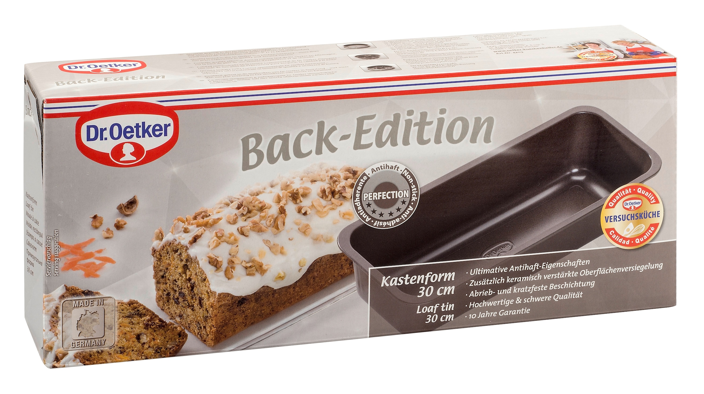 Dr. Oetker Küchenhelfer Kastenform »Back-Edition, für Brot und Backkreationen« mit Antihaft-Beschichtung, hitzebeständig bis 230°C