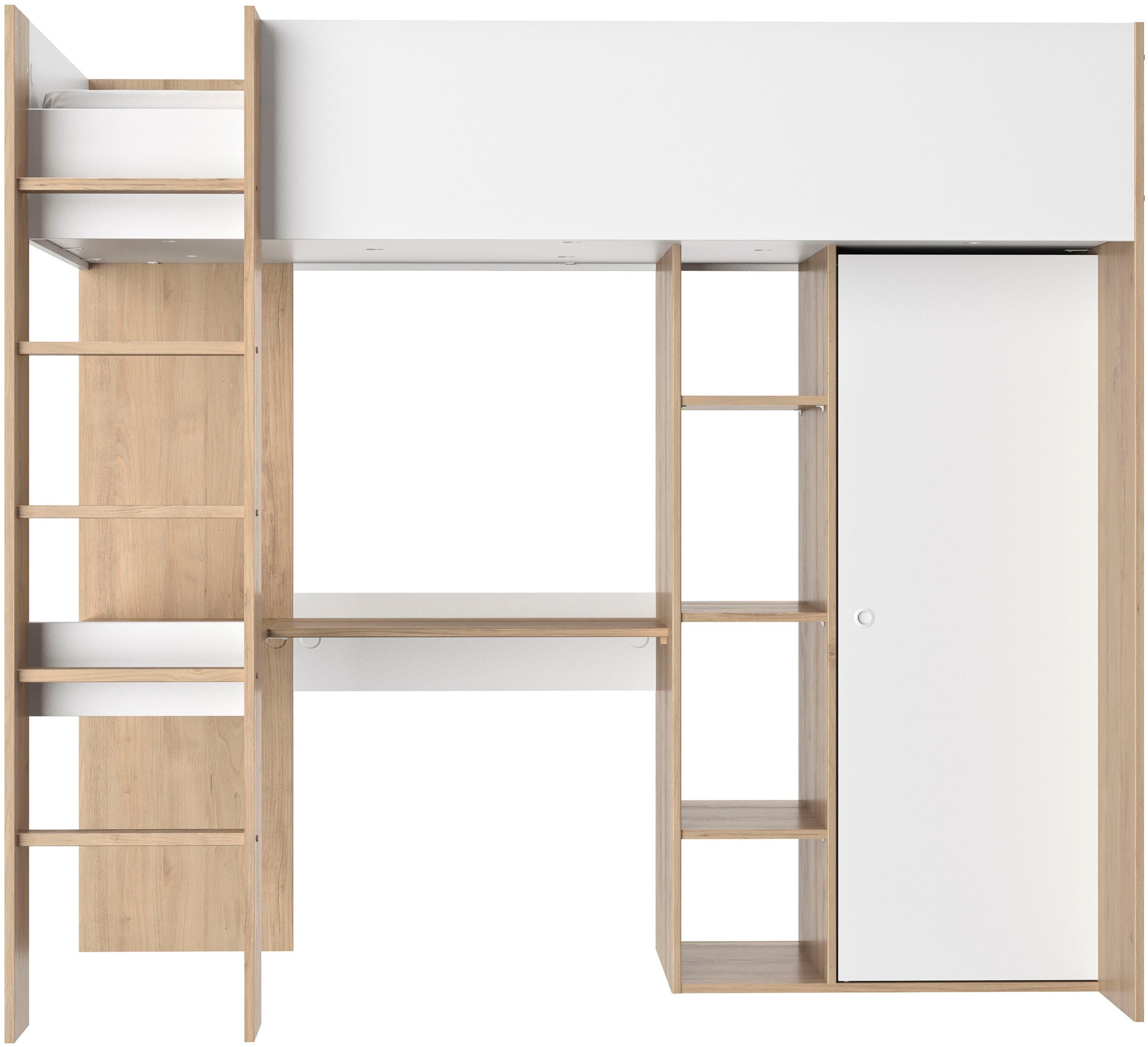 Gami Hochbett "MATIS Hochbett" Platzersparnis, super praktisch und funktion günstig online kaufen