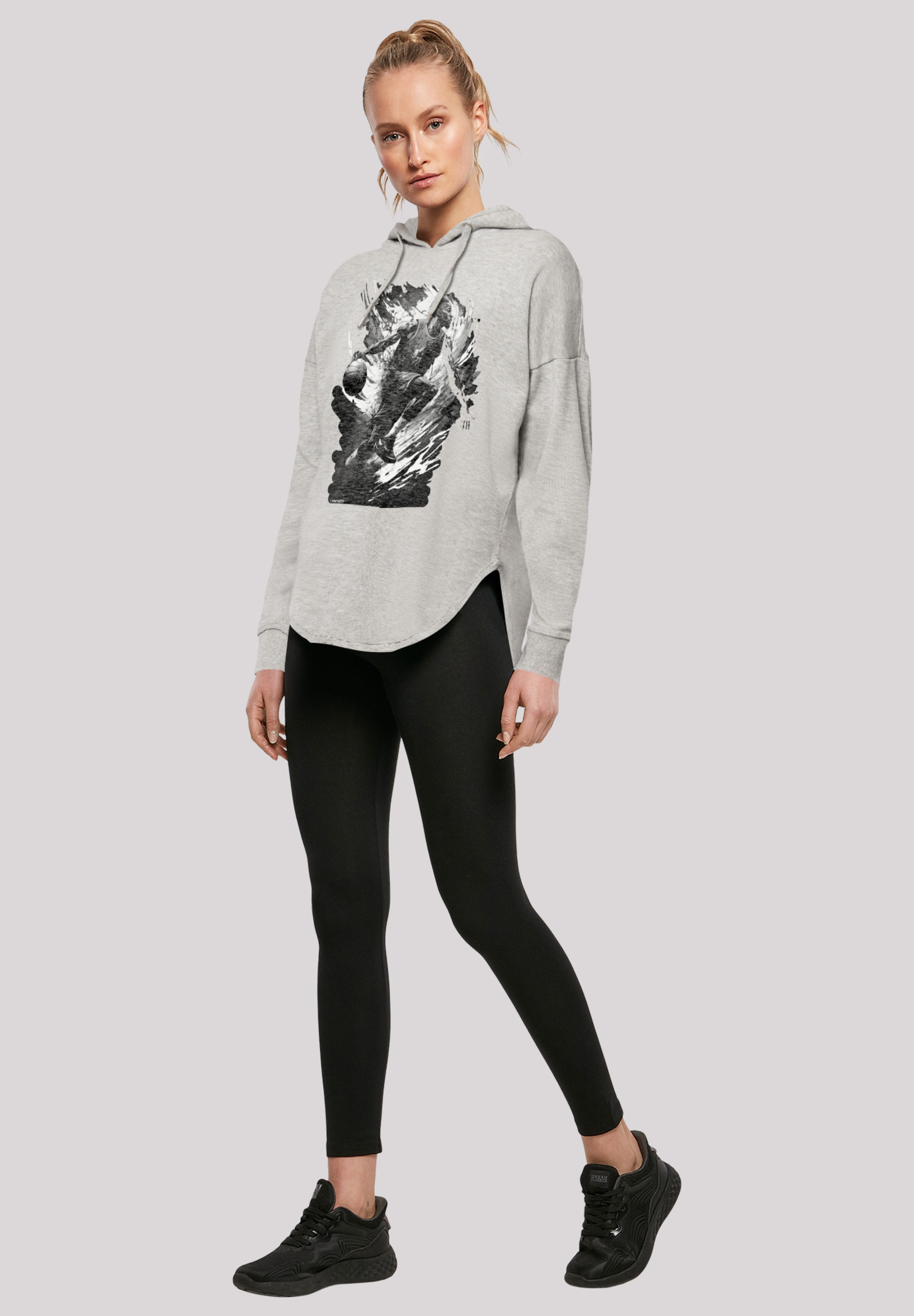 F4NT4STIC Kapuzenpullover »Basketball Splash Sport OVERSIZE HOODIE« Print