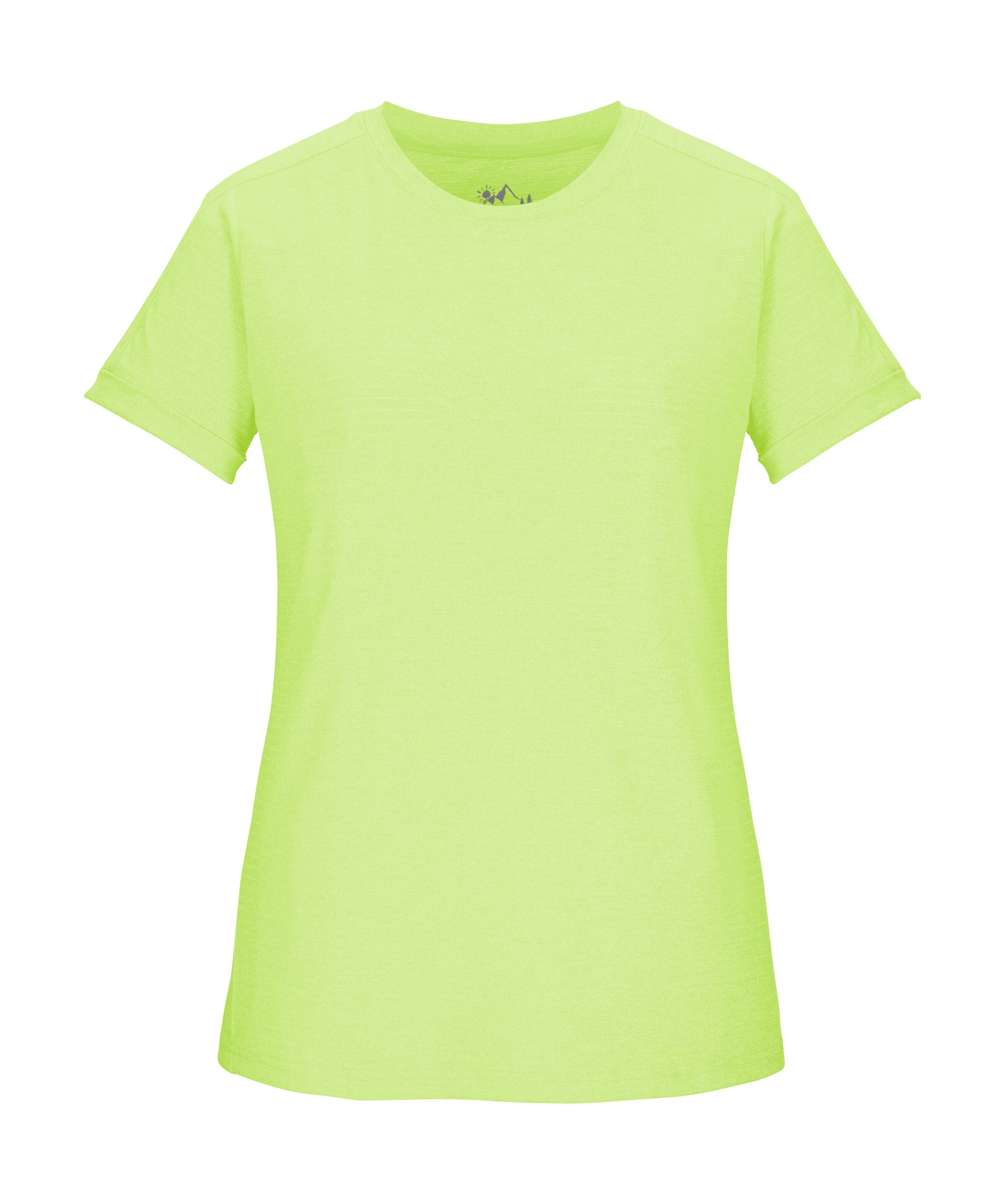 T-Shirt KILLTEC "KOS 31 WMN TSHRT", Damen, Gr. 44, hellgrün, Obermaterial: 61% Polyester, 30% Polyamid, 9% Elasthan, Rundhals, Shirts T-Shirt, Schnelltrocknend, angenehmer Tragekomfort, recyceltes Material