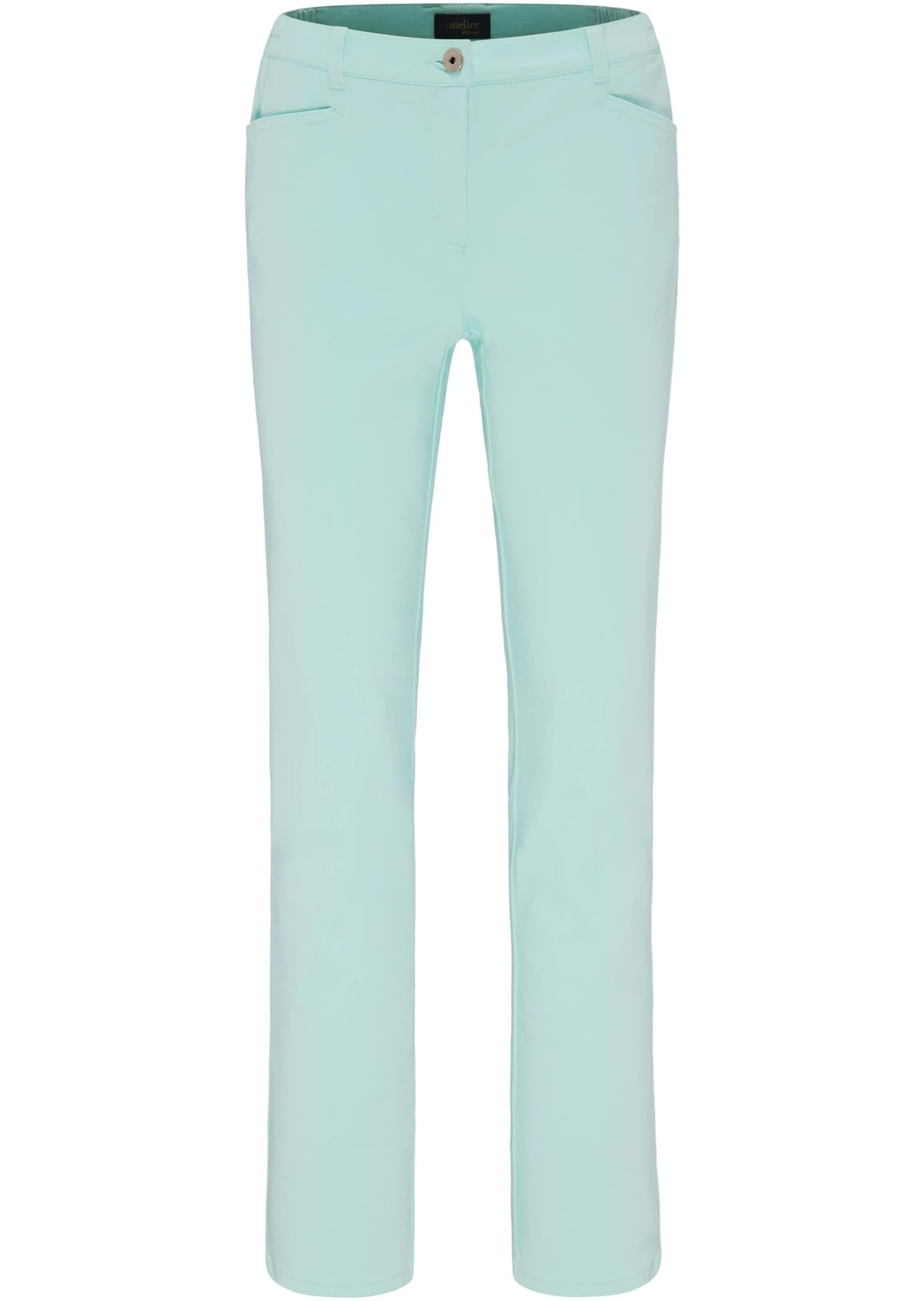 GOLDNER Stoffhose "Baumwollhose mit Dehnbund" Ohne