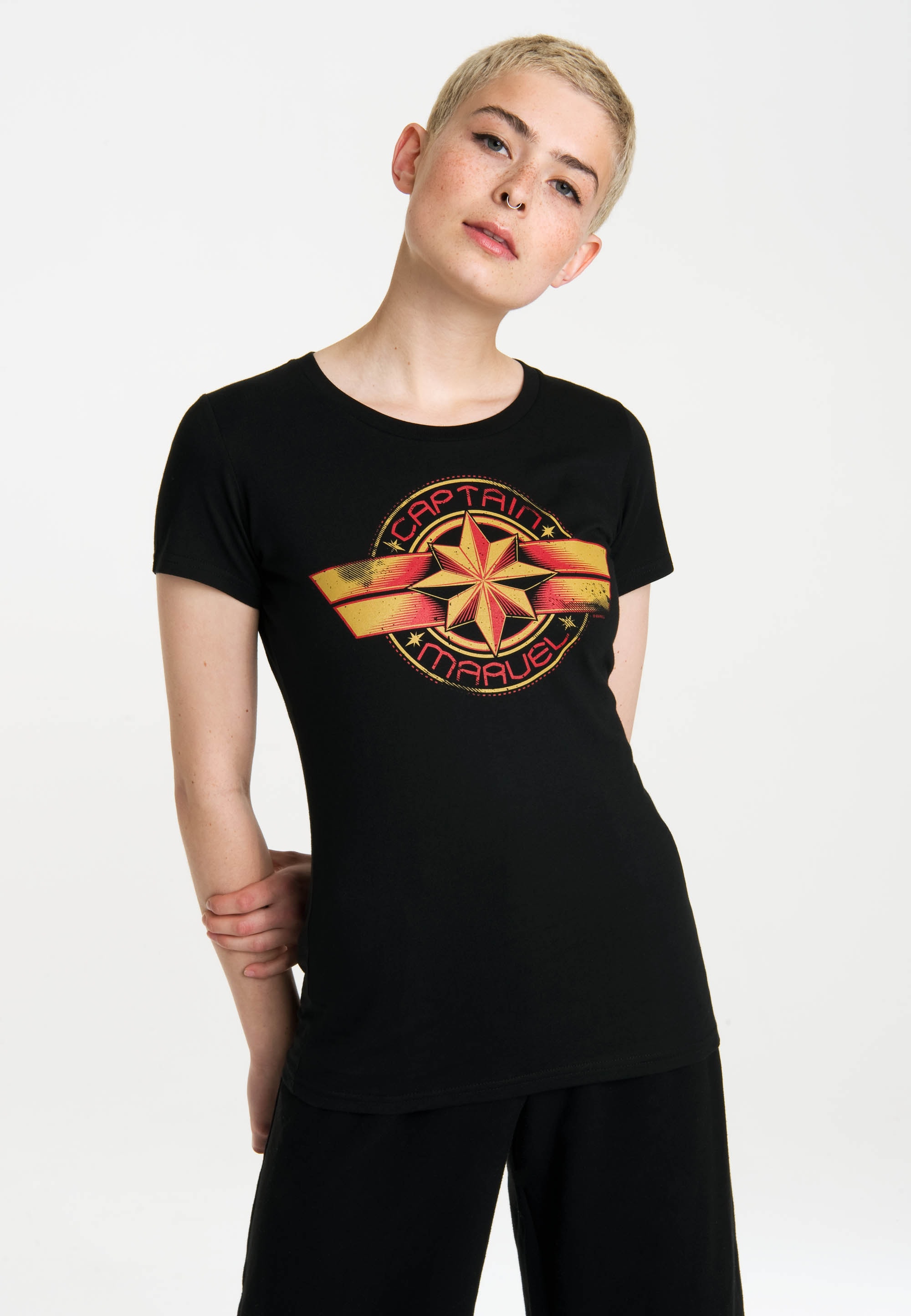LOGOSHIRT T-Shirt »Marvel Comics«, mit lizenzierten Originaldesign