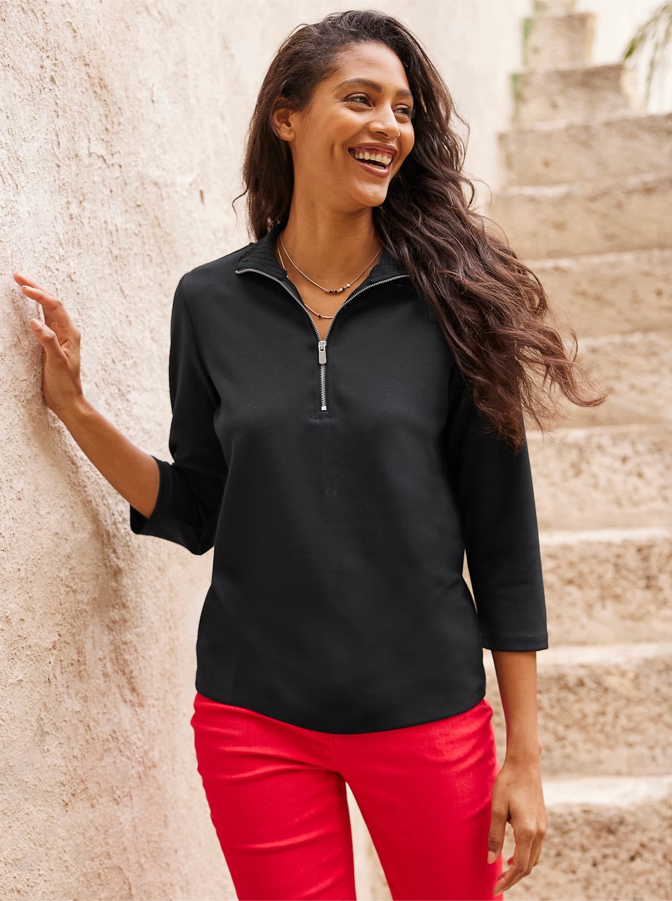 heine 3/4-Arm-Shirt "Shirt" 1 Stk. tlg. günstig online kaufen