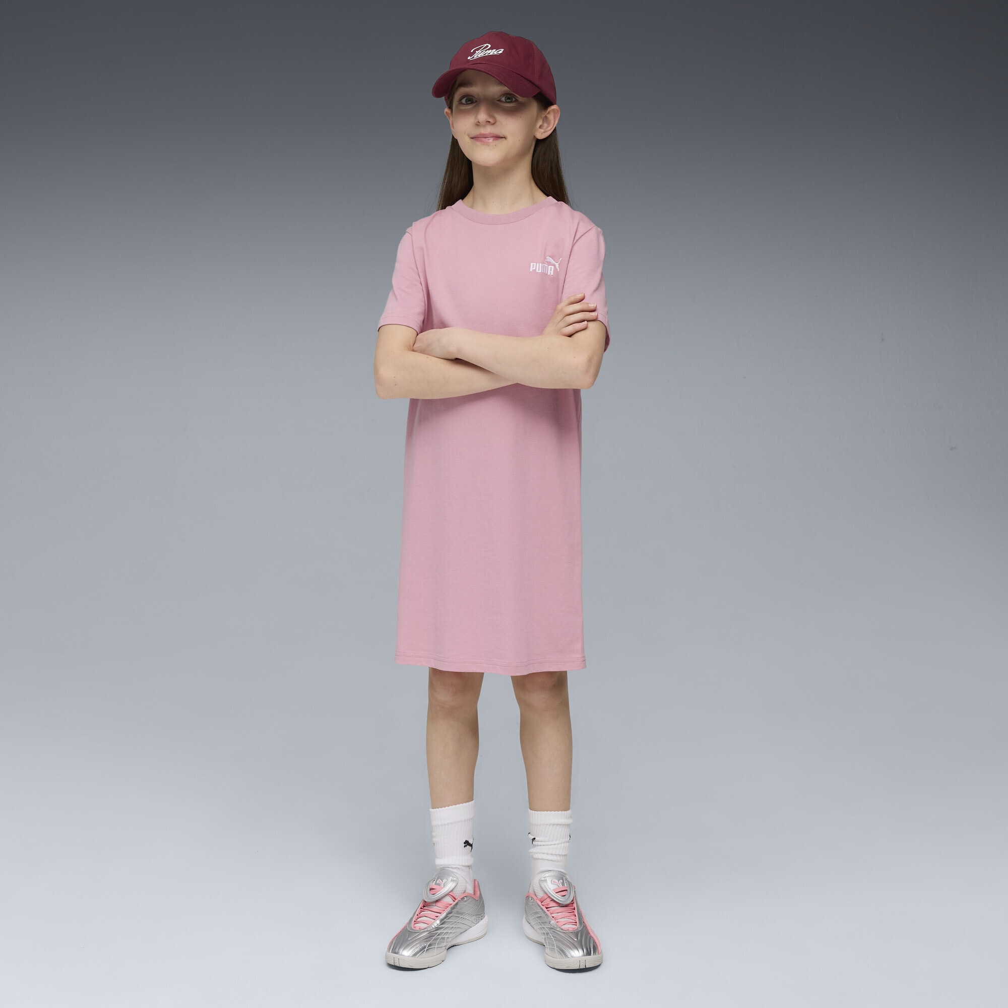 PUMA Sweatkleid »Essentials Small No. 1 Logo Kurzärmliges Kleid Mädchen«