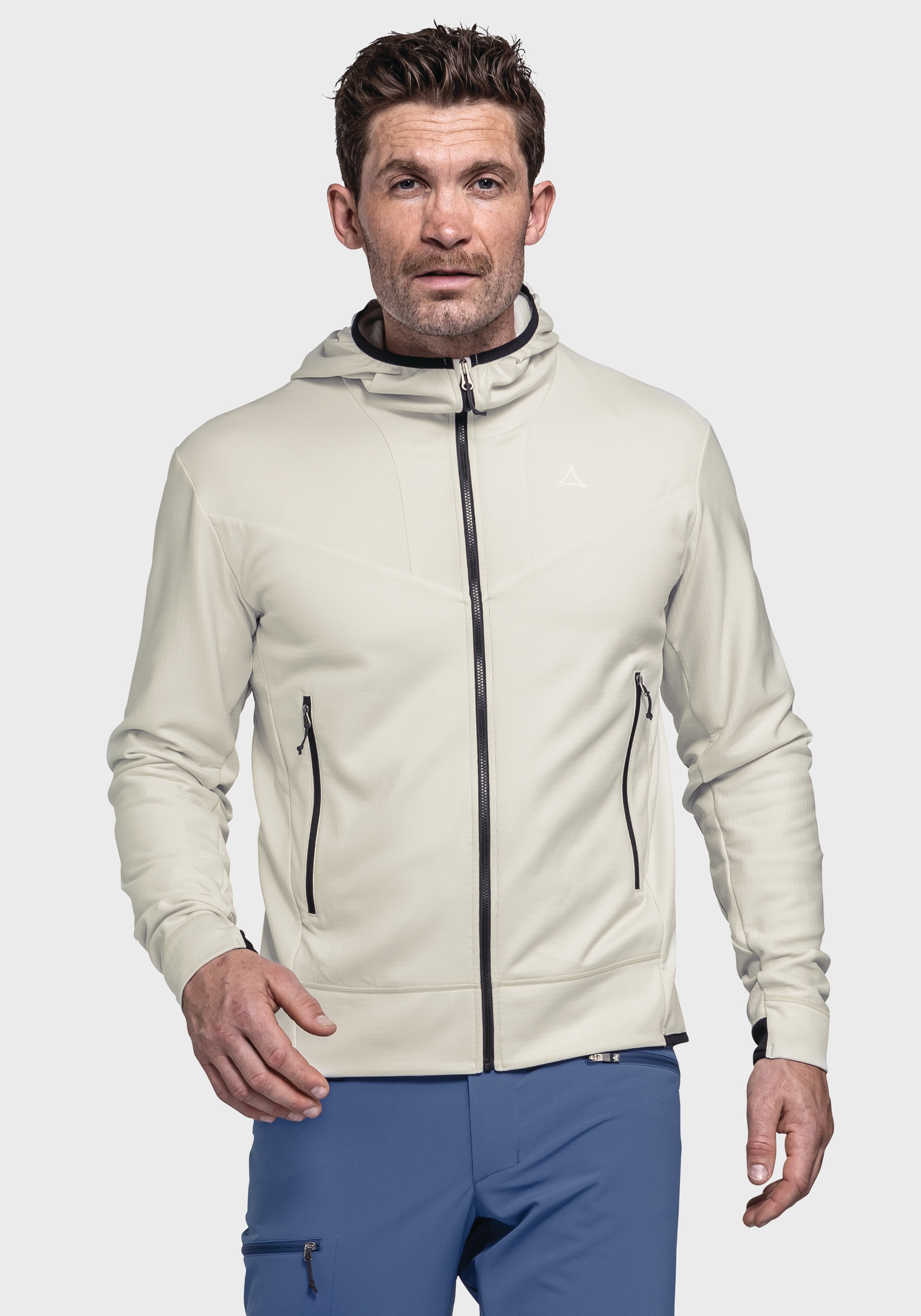 Schöffel Fleecejacke »Mountain Fleece Hoody Style Blaueis MNS«, mit Kapuze