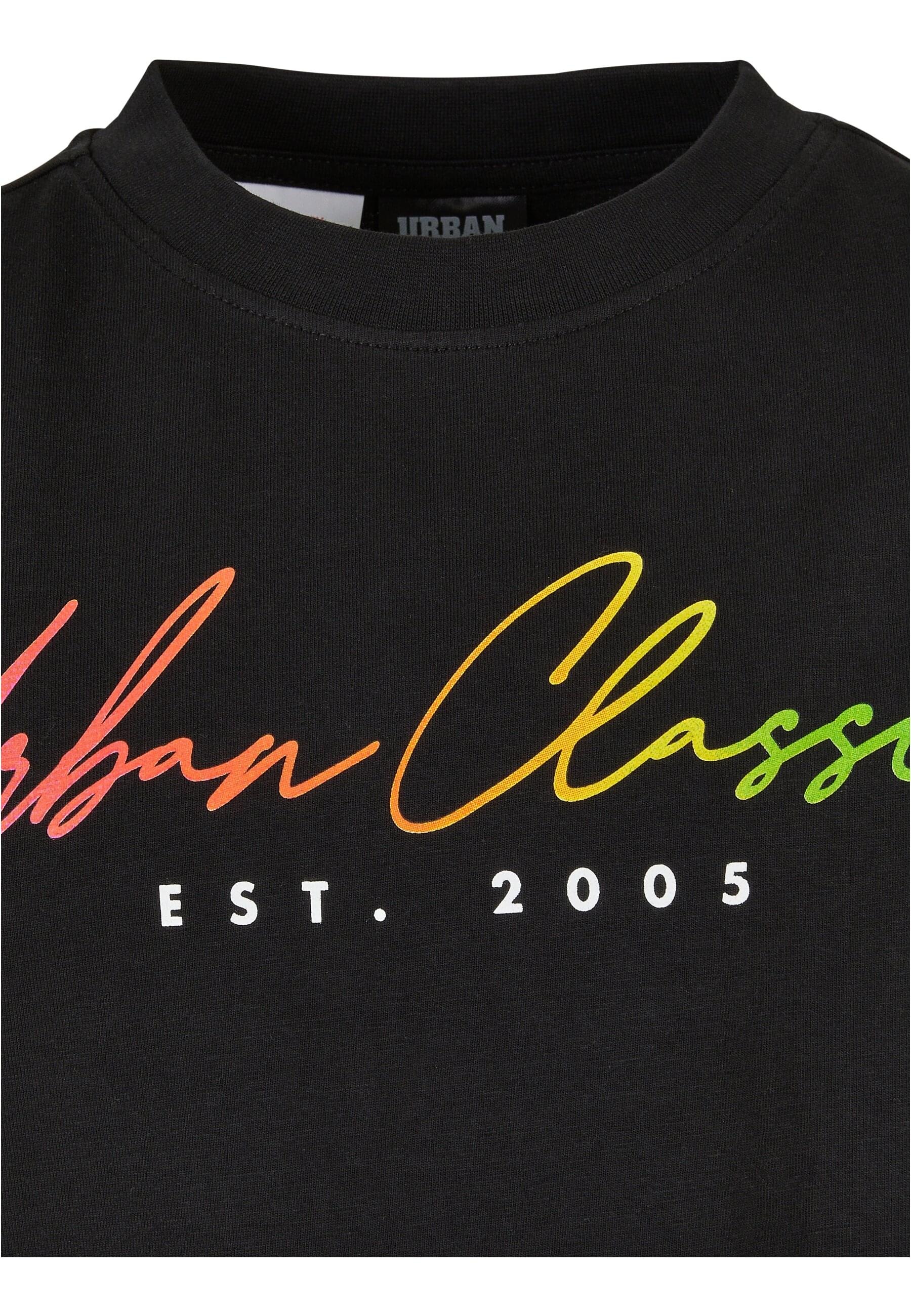 URBAN CLASSICS T-Shirt »Urban Classics Herren Boys Script Logo Tee«, (1 tlg.)