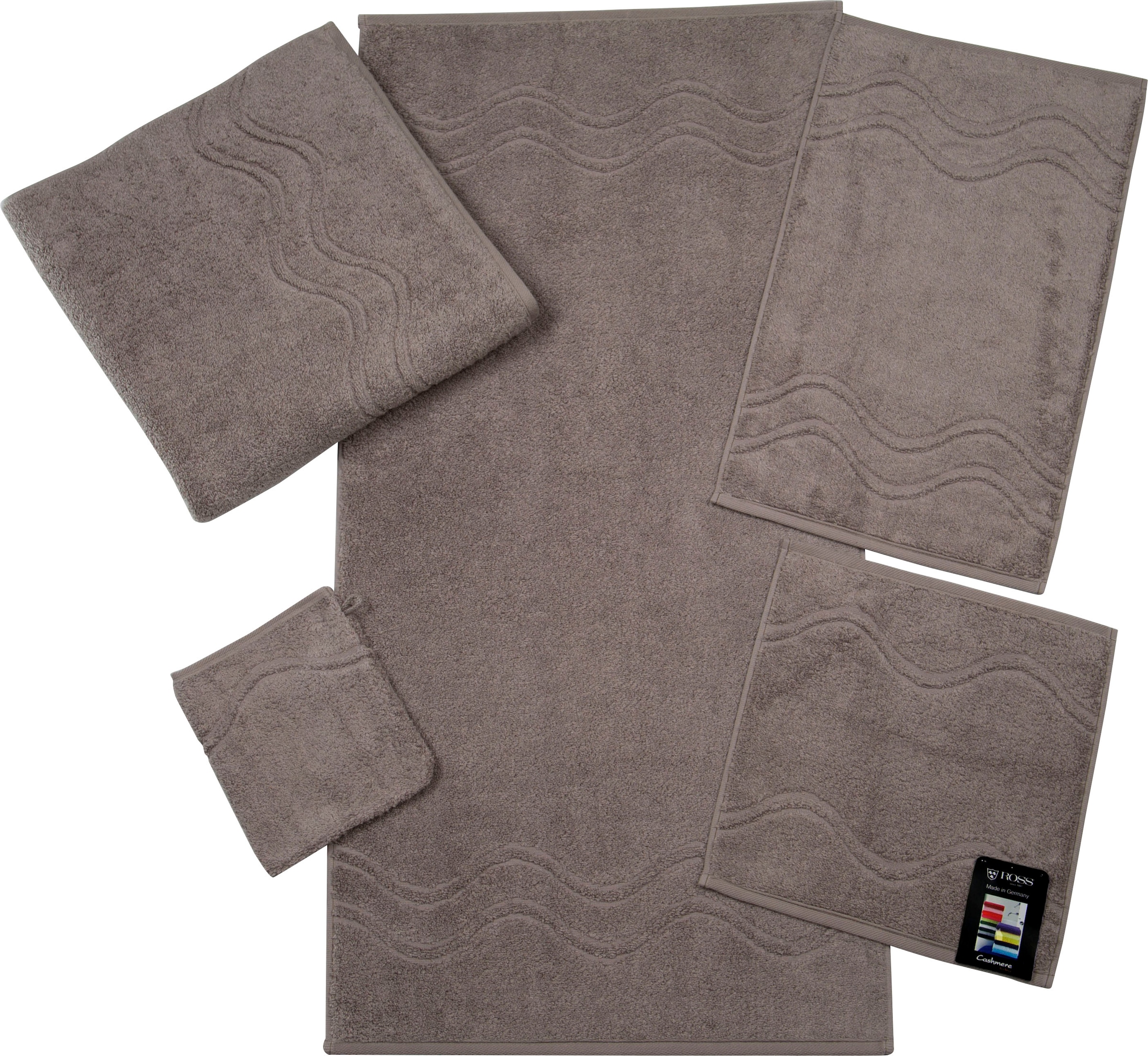 Rechnung BAUR | Handtuch (2 »Cashmere«, St.), mit Wellenbordüre ROSS auf