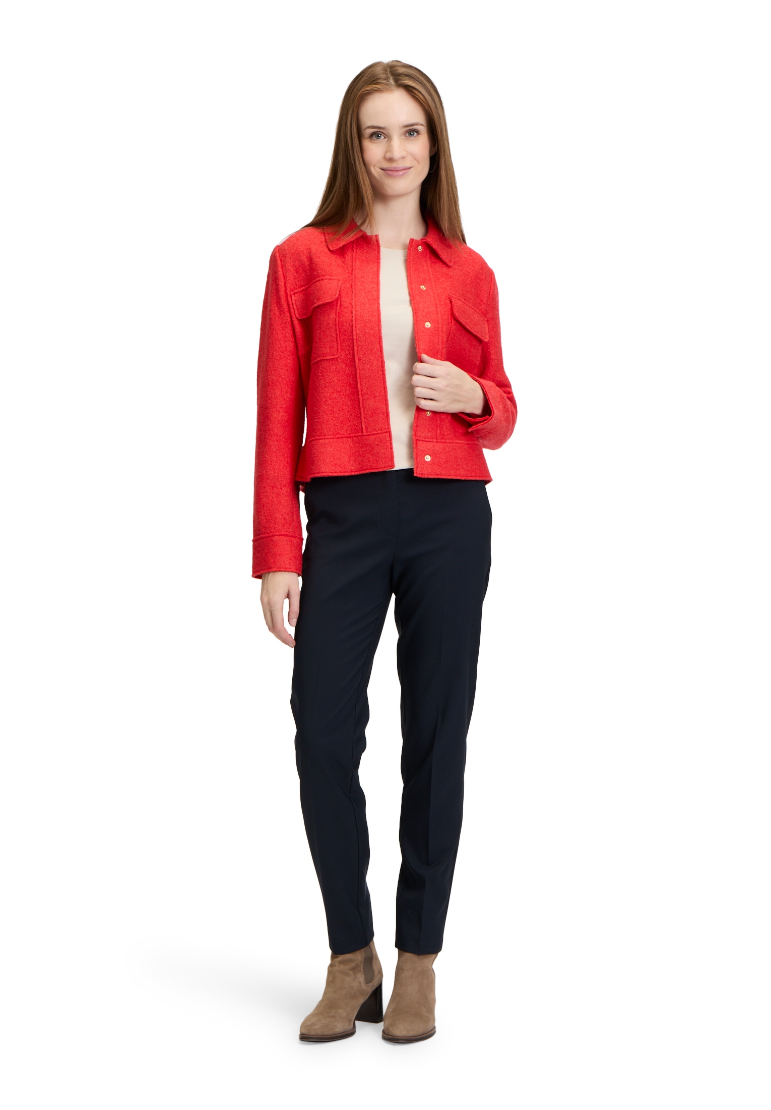 Betty Barclay Jackenblazer »Betty Barclay Blazer-Jacke mit aufgesetzten Taschen«, Taschen