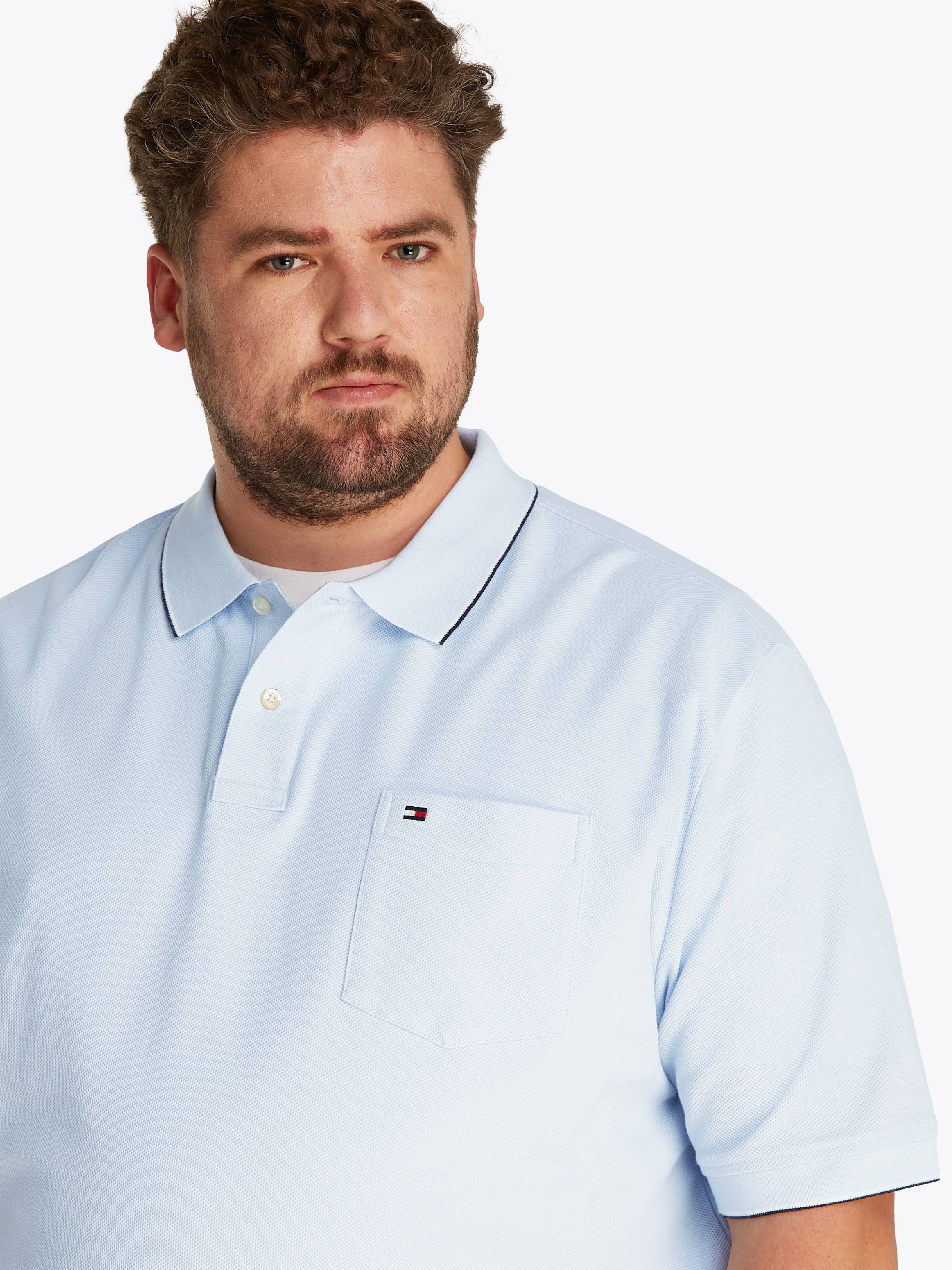 Tommy Hilfiger Big & Tall Poloshirt »BT-POCKET CLASSIC FIT POLO-B«, Große Größen