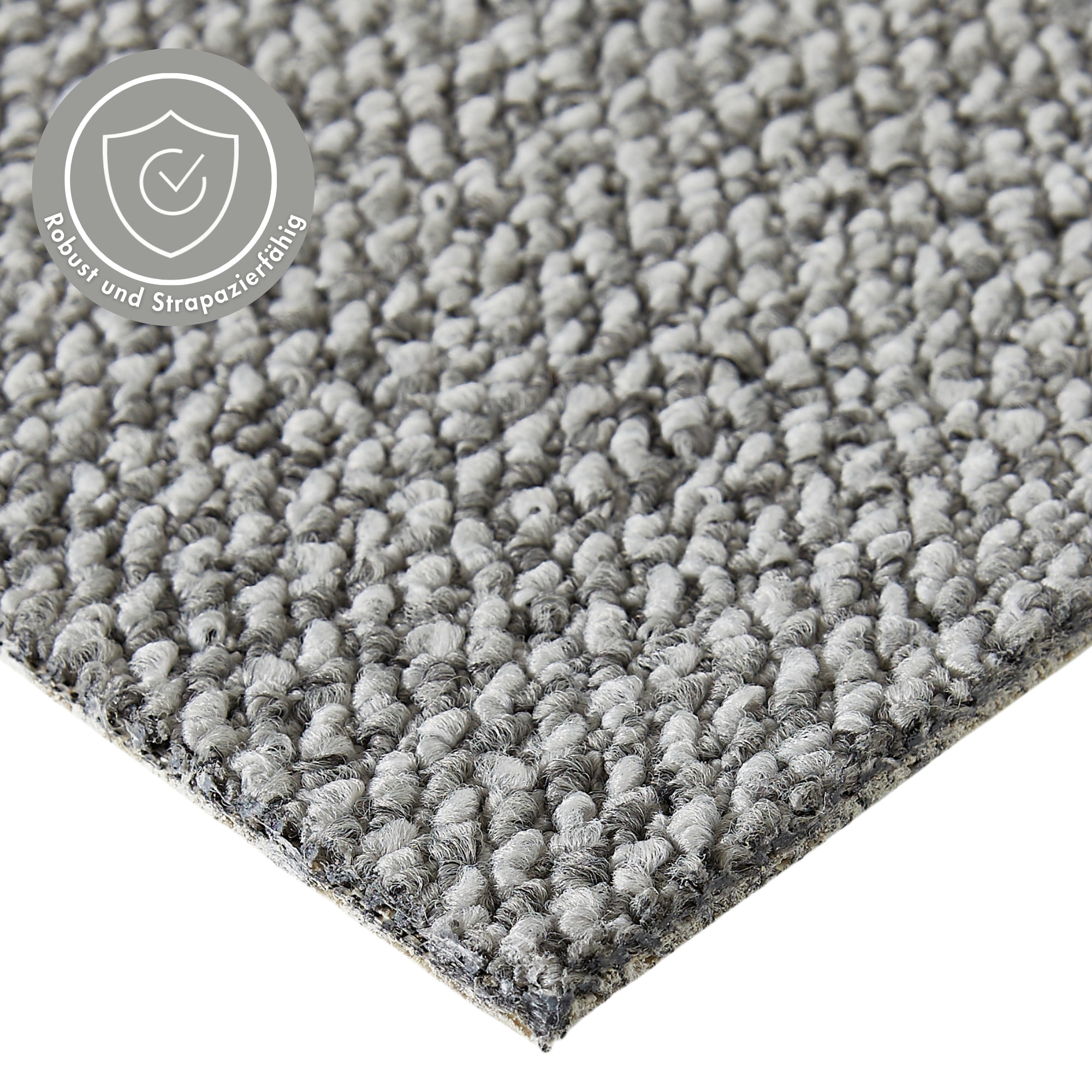 Andiamo Teppichboden »Miro, Schlinge, Made in Netherlands«, rechteckig, 8,5 mm Höhe, meliert, Breite 400 cm, Wohnzimmer, strapazierfähig & robust