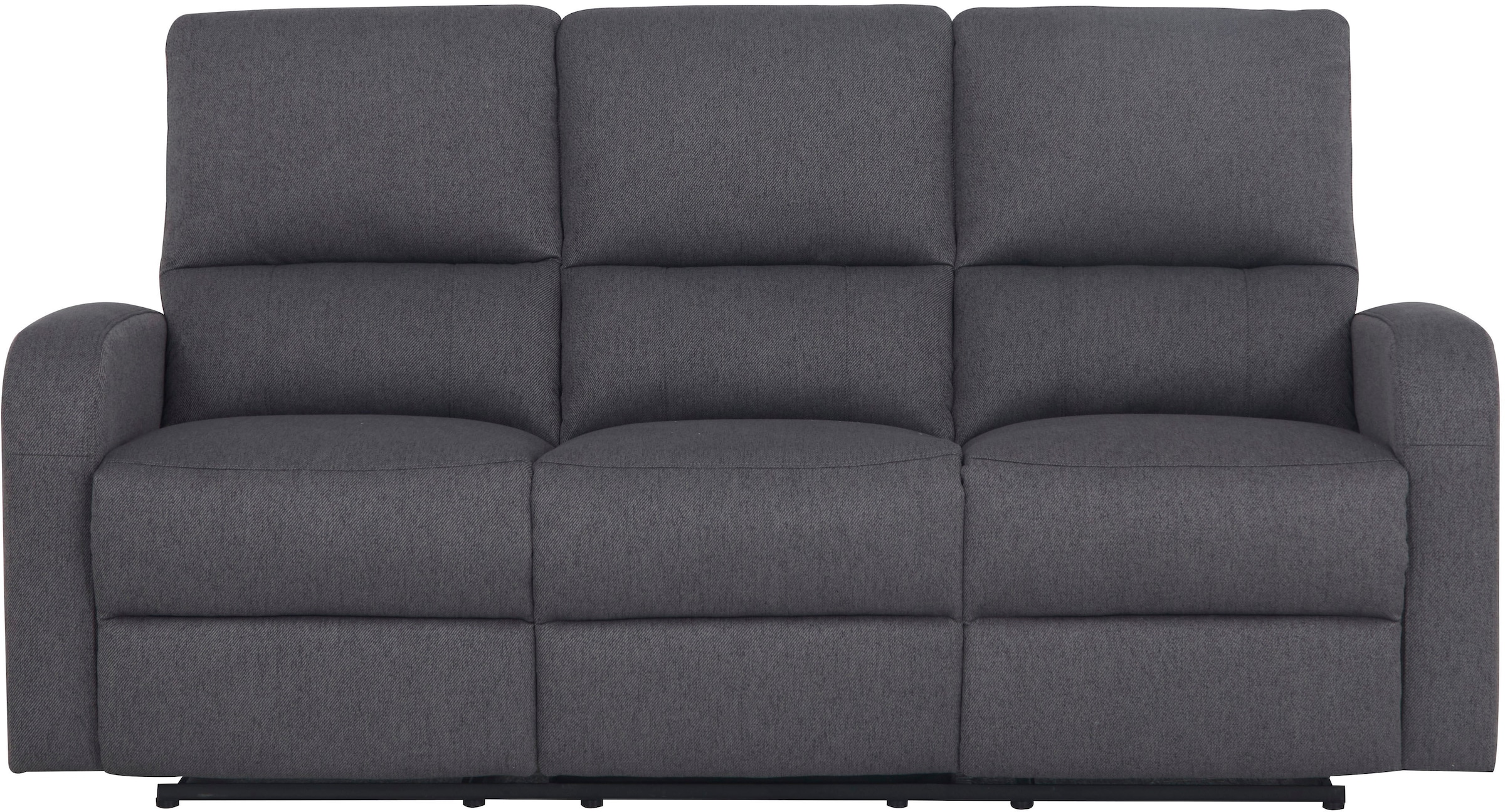 Home affaire 3-Sitzer »TOURNAY manuelle Relaxfunktion, Liegefunktion (105°-135°), Webstoff«, Reclinerfunktion in 2 Sitzen (links u. rechts)