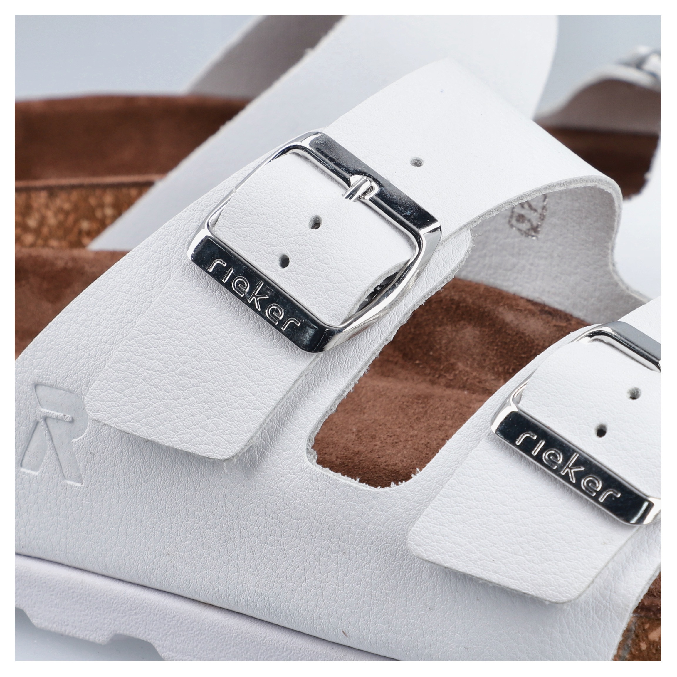 Rieker Pantolette Hausschuh, Sommerschuh, Strandschuh, Zweischnaller mit So günstig online kaufen