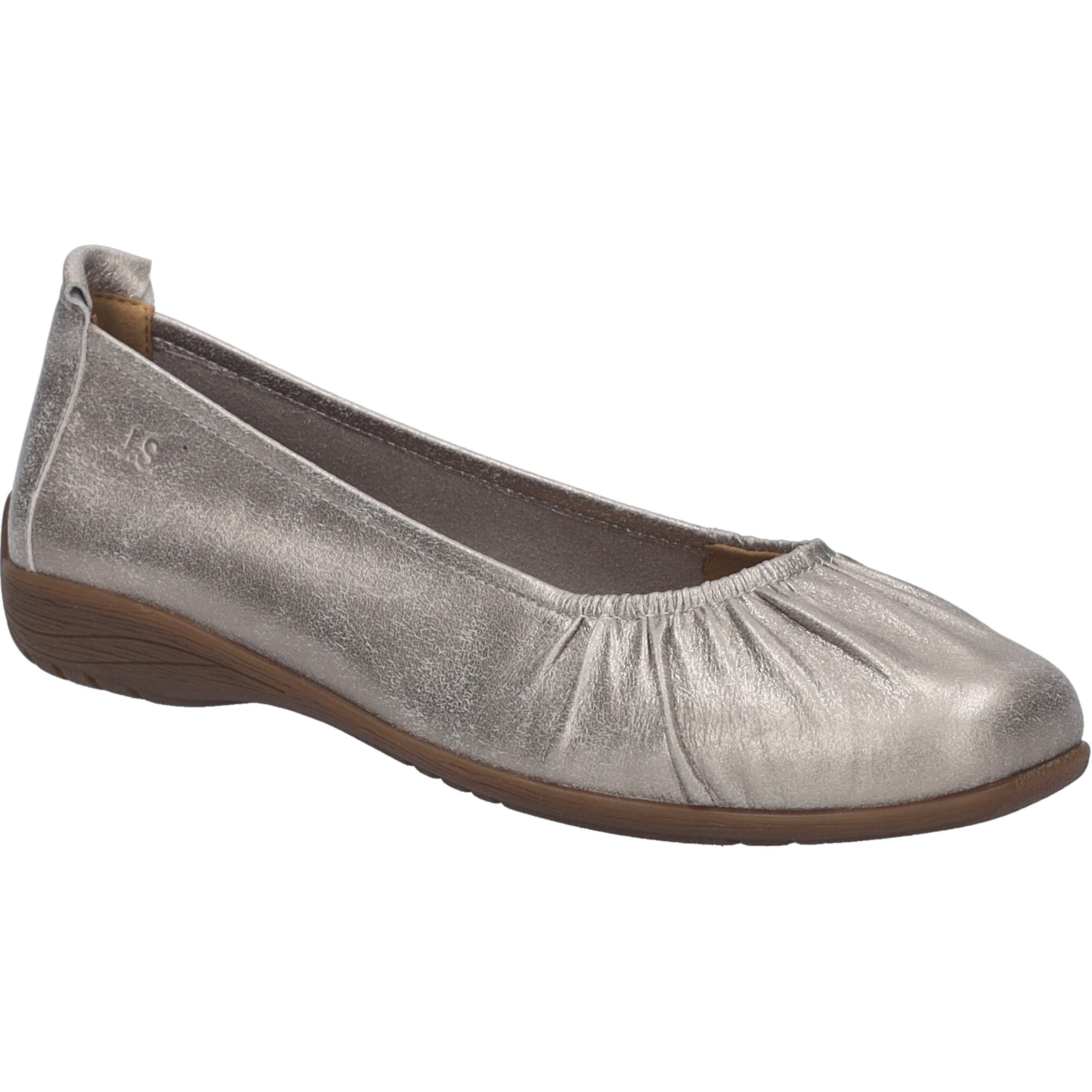 Ballerina JOSEF SEIBEL "Fenja 36, champagner", Damen, Gr. 37, beige (champagner), Obermaterial: 100% Rindsleder Leather cow., Schuhe Ballerina