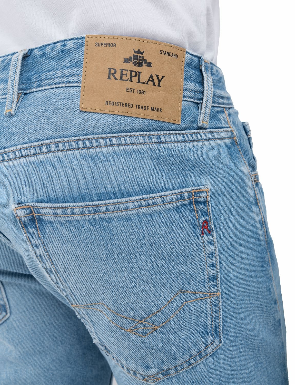 Replay Straight-Jeans »GROVER«, in vielen verschiedenen Waschungen, mit Stretch