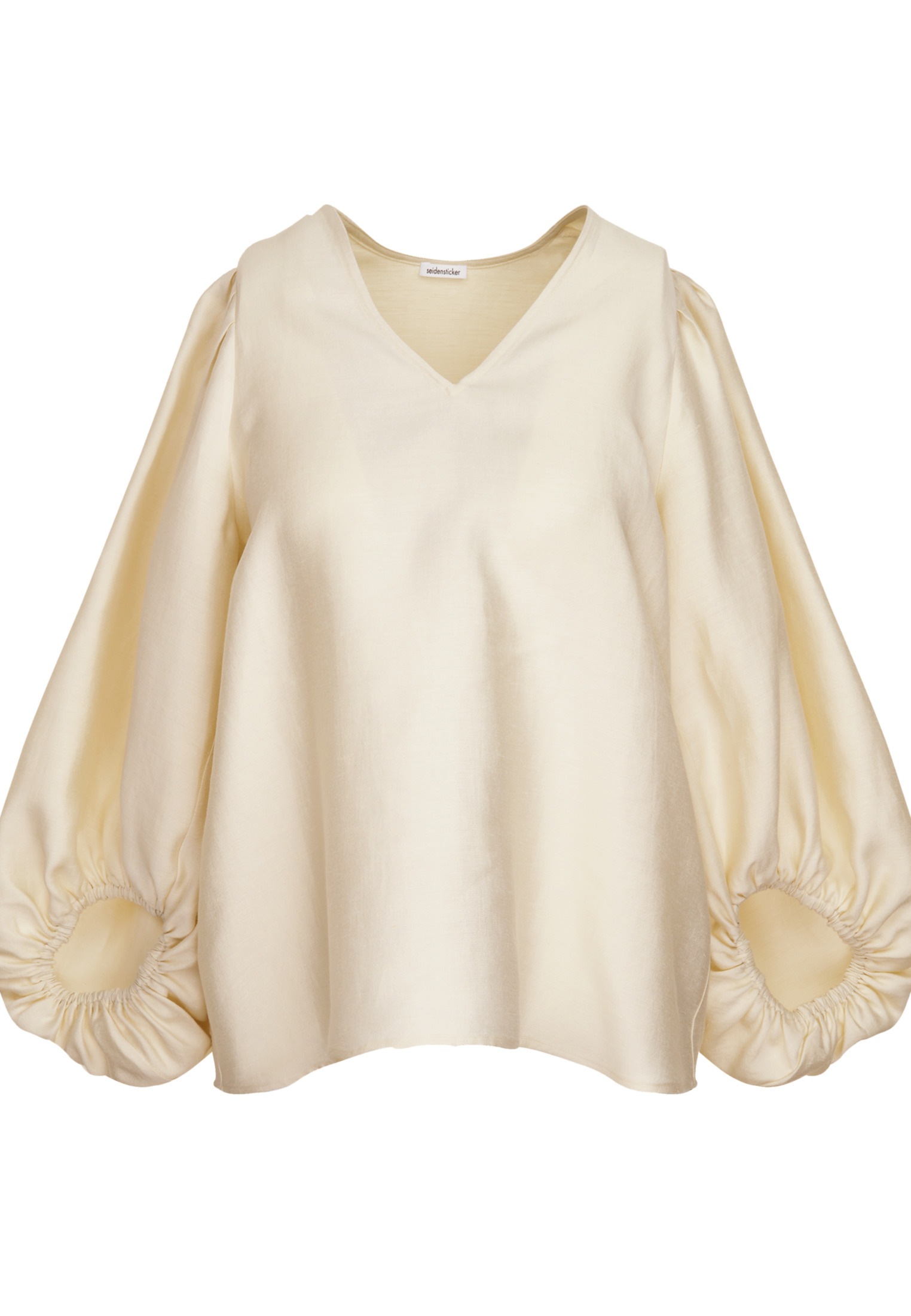 seidensticker Shirtbluse »Schwarze Rose«, 3/4-Arm V-Neck Uni