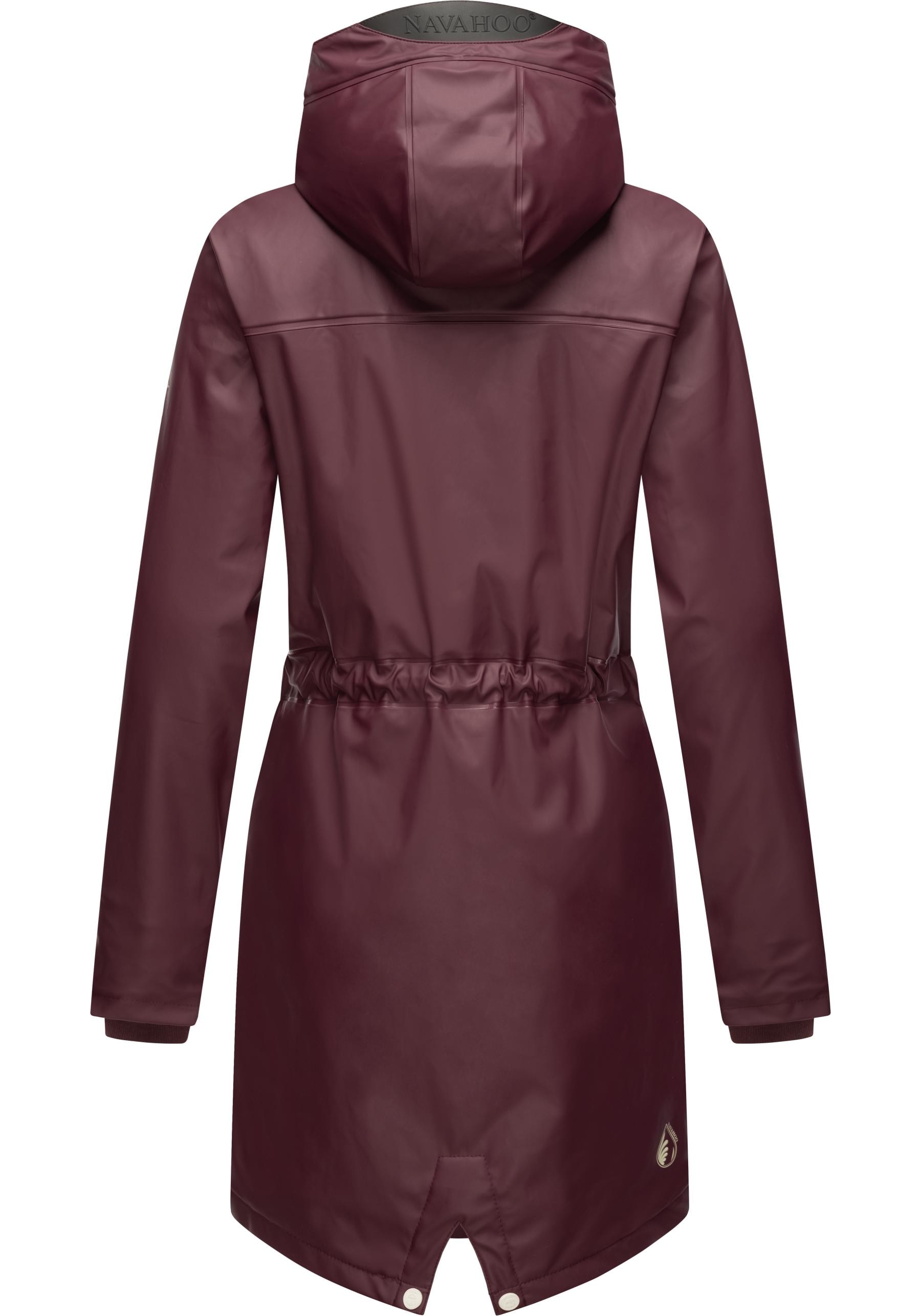 Navahoo Regenjacke »Flower of Ocean«, mit Kapuze, Wasserdichter Damen Outdoor Regenmantel