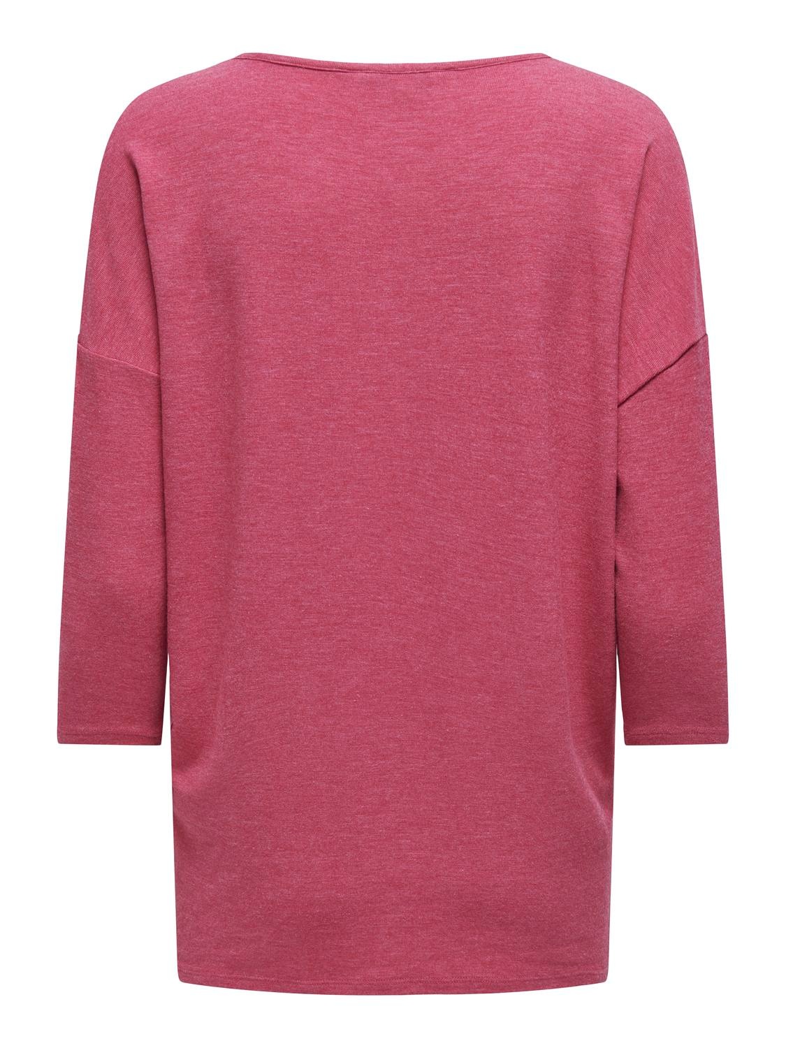 ONLY 3/4-Arm-Shirt "ONLGLAMOUR 3/4 TOP JRS NOOS" Materialmix, loose fit günstig online kaufen