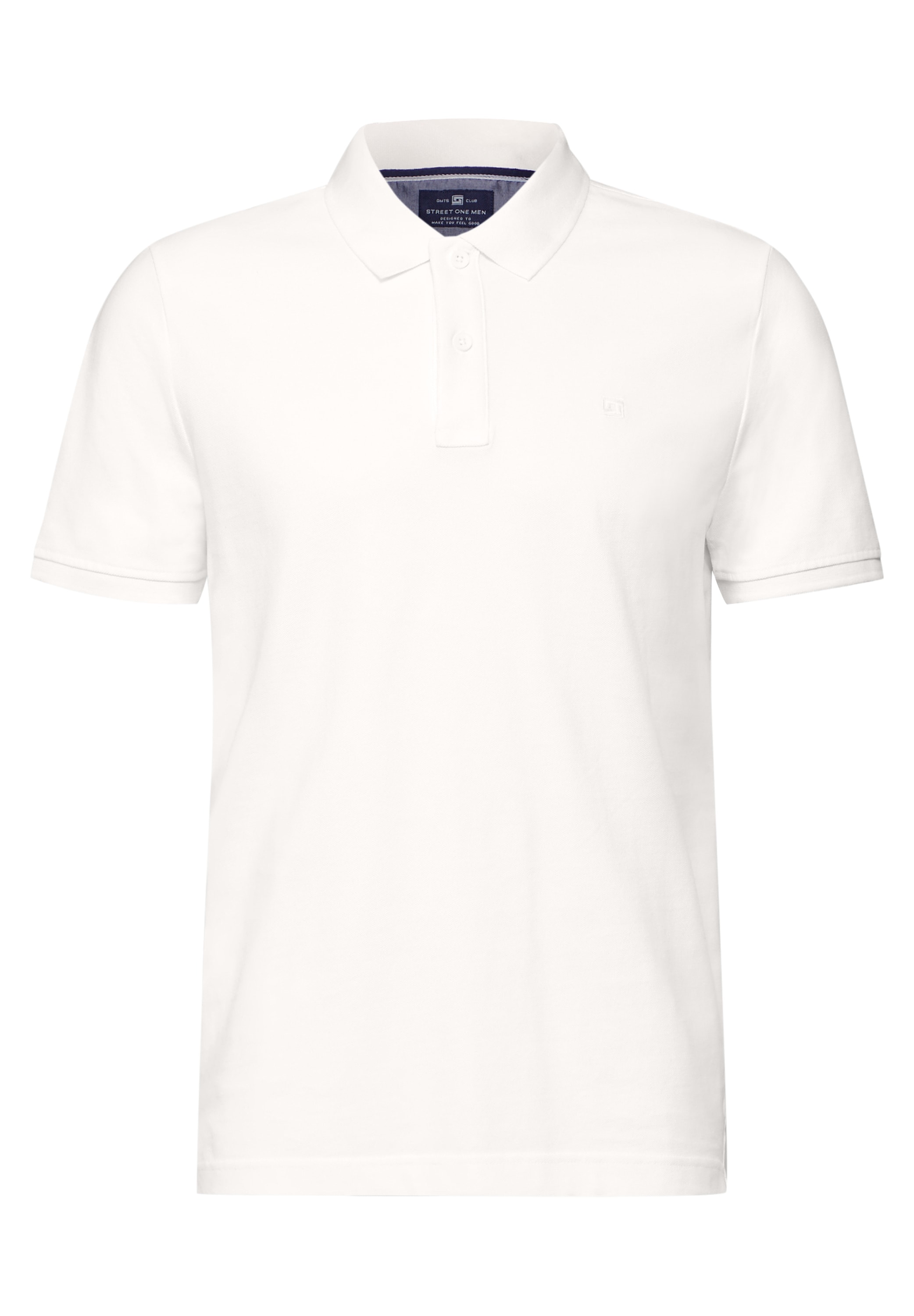 STREET ONE MEN Poloshirt, aus reiner Baumwolle