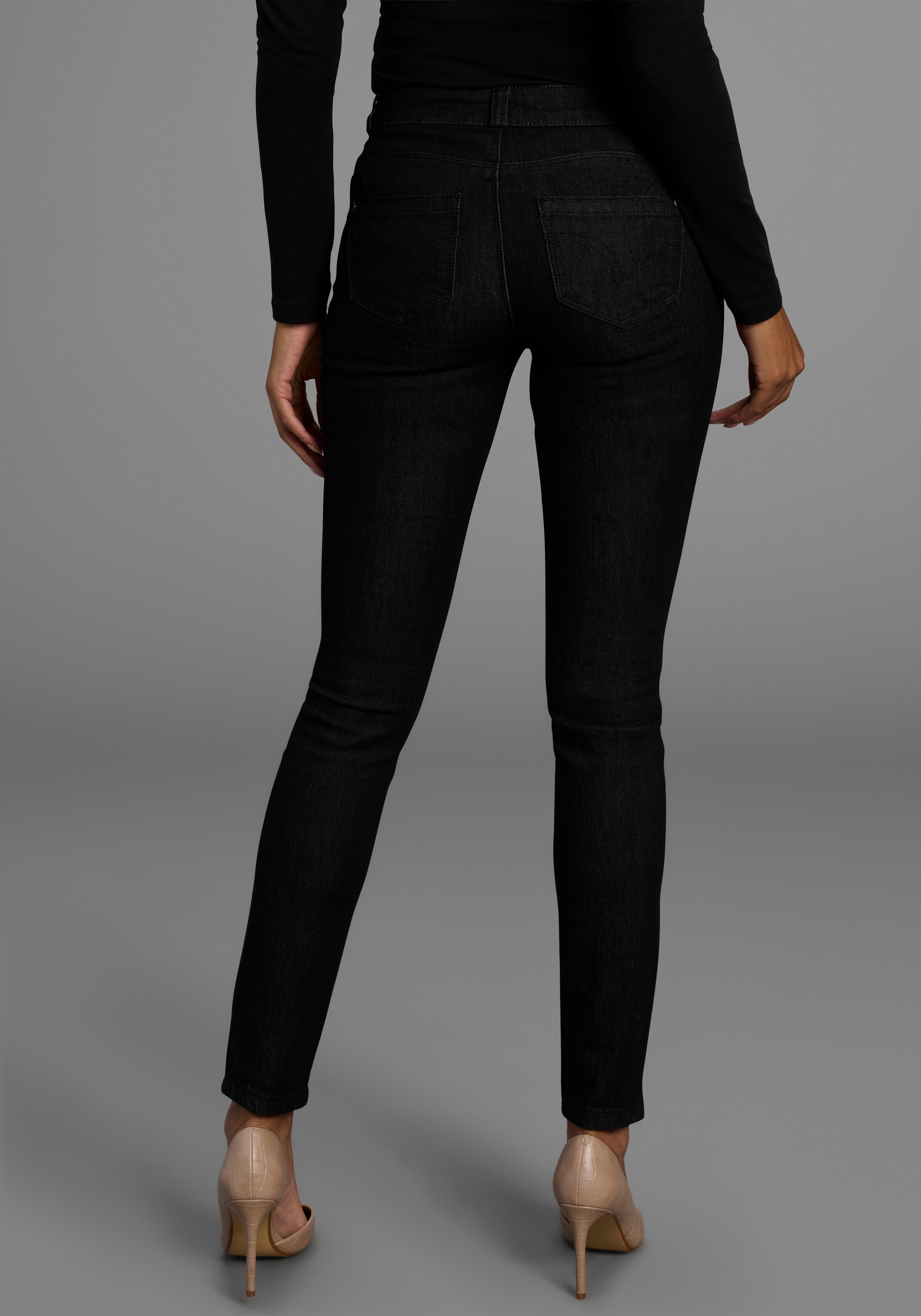 Arizona Skinny-fit-Jeans "Shaping", skinny Passform, normale Leibhöhe, in S günstig online kaufen