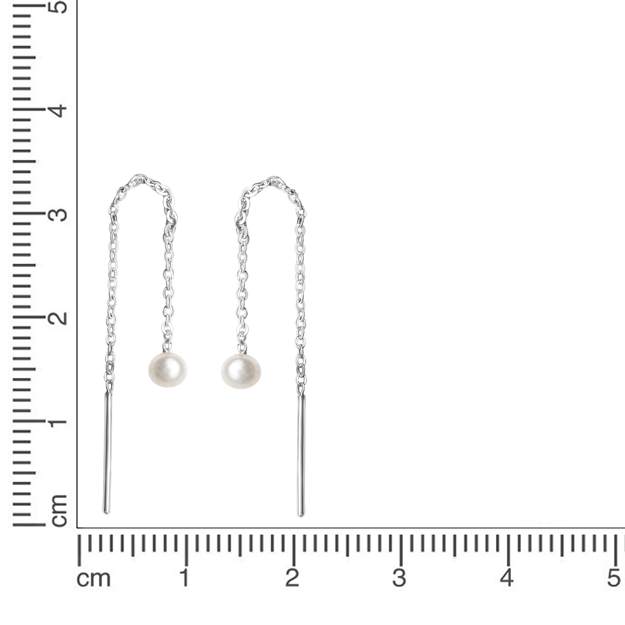 Vivance Paar Ohrhänger »925/- Sterling Silber rhodiniert«