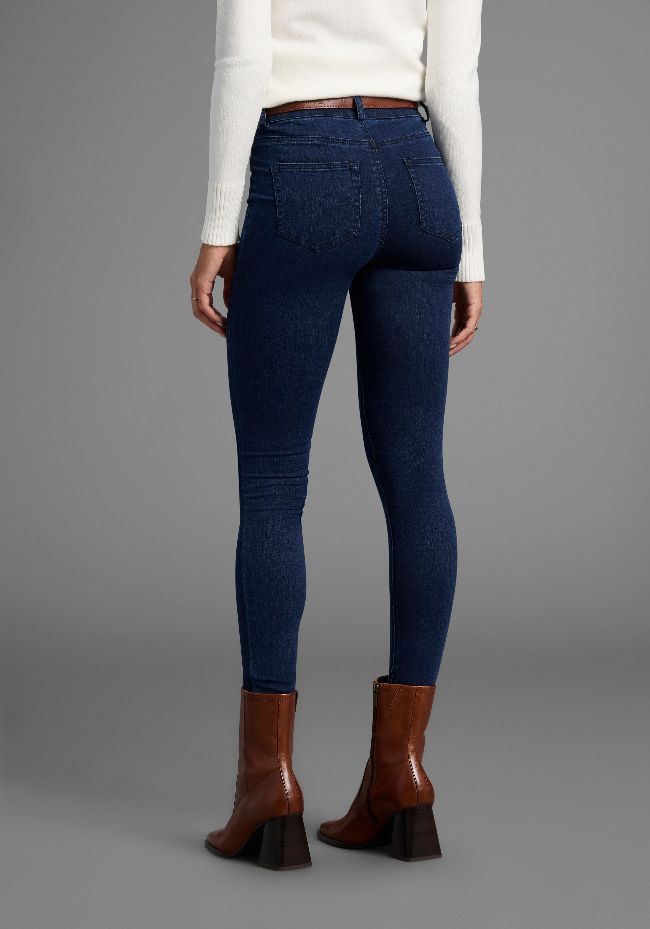 Arizona Skinny-fit-Jeans "Ultra Stretch", extra-eng geschnittene Beinform, günstig online kaufen