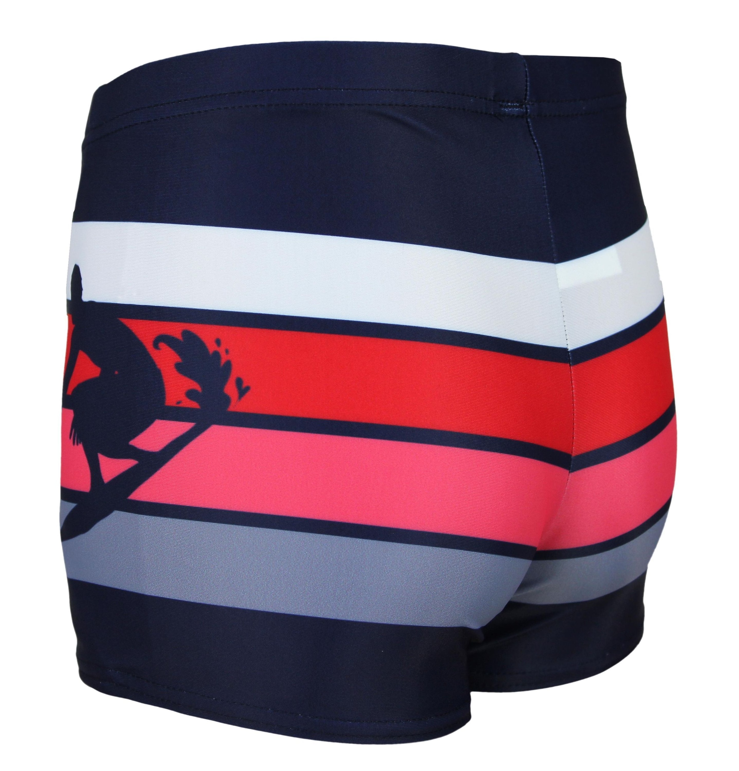 AQUARTI Badehose »Badehose Jungen Badehose Gestreift mit Motiven«