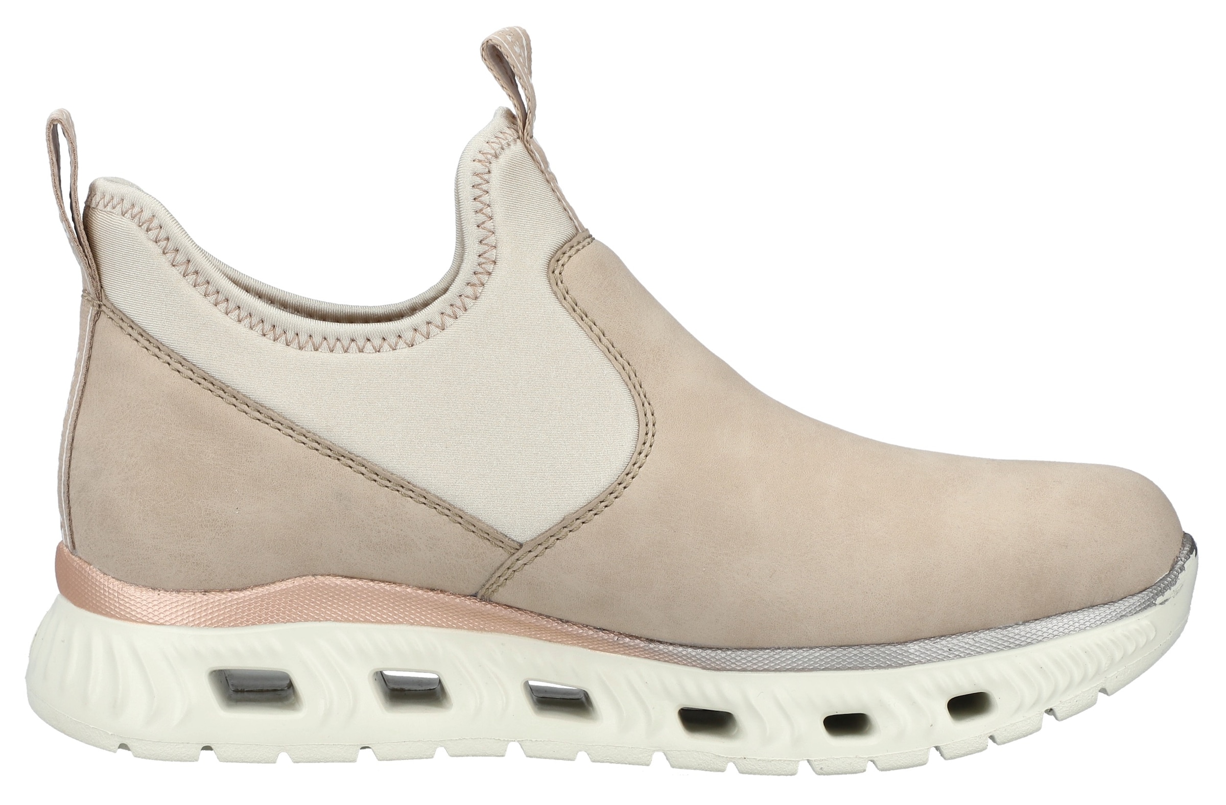 RIEKER Sport Schlupfboots, High-Top-Sneaker, Schlupfboots mit elastischem Schaft
