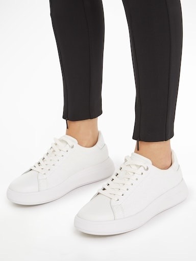 Calvin Klein Keilsneaker "RAISED CUPSOLE LACE UP-MONO MIX", mit CK-Musterun günstig online kaufen