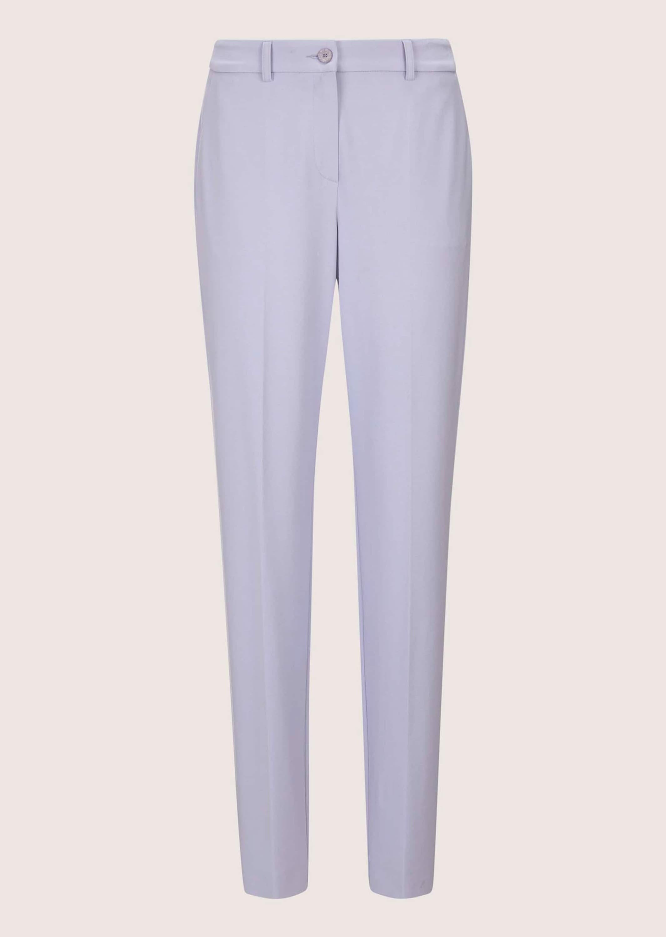 MADELEINE Damen Bügelfaltenhose "Hose Jerseyhose mit Bügelfalten"hellamethyst, Gr. 48, Obermaterial: 67% Viskose CV. 27% Polyamid PA. 6% Elasthan