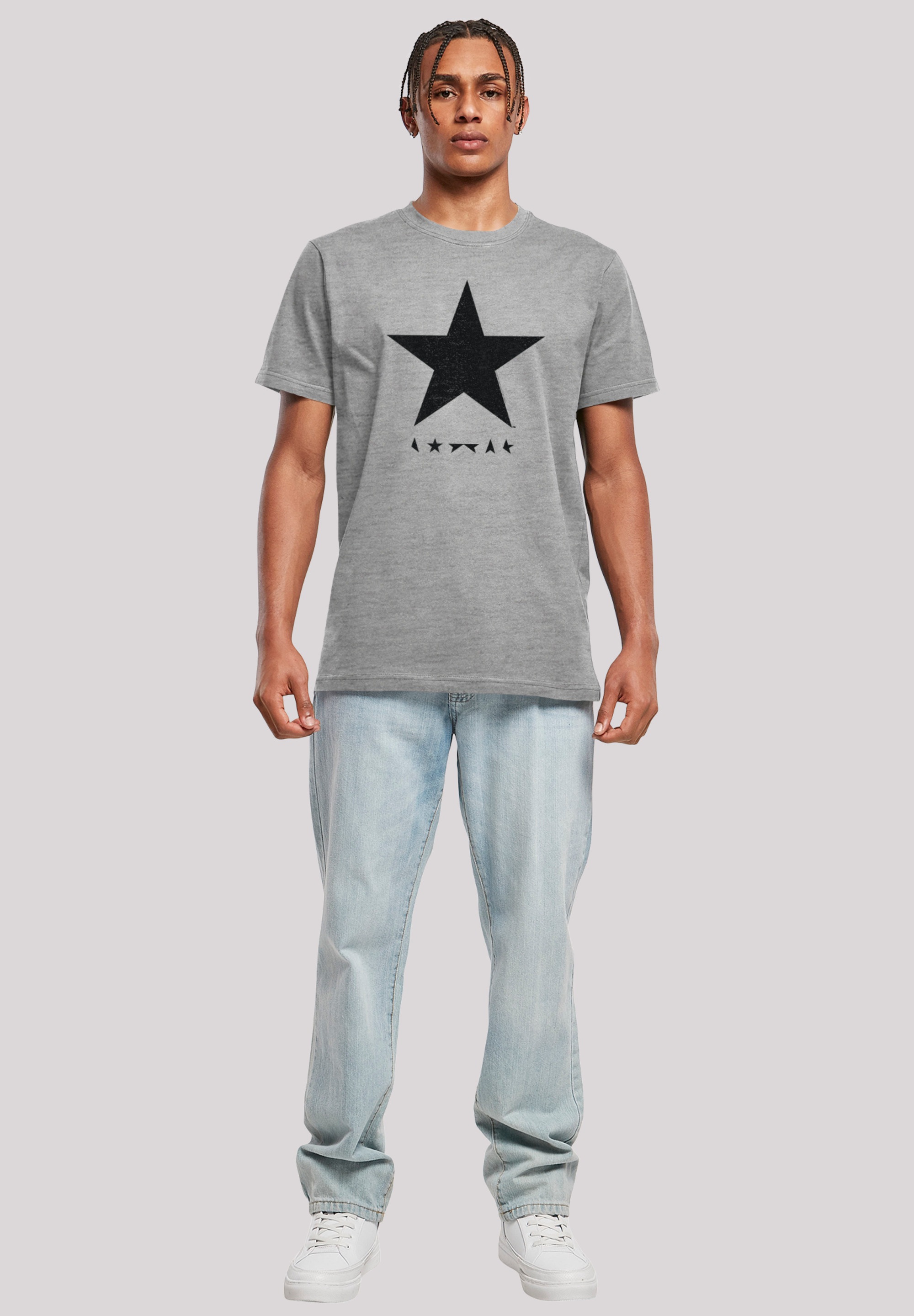 F4NT4STIC T-Shirt »David Bowie Star Logo«, Print