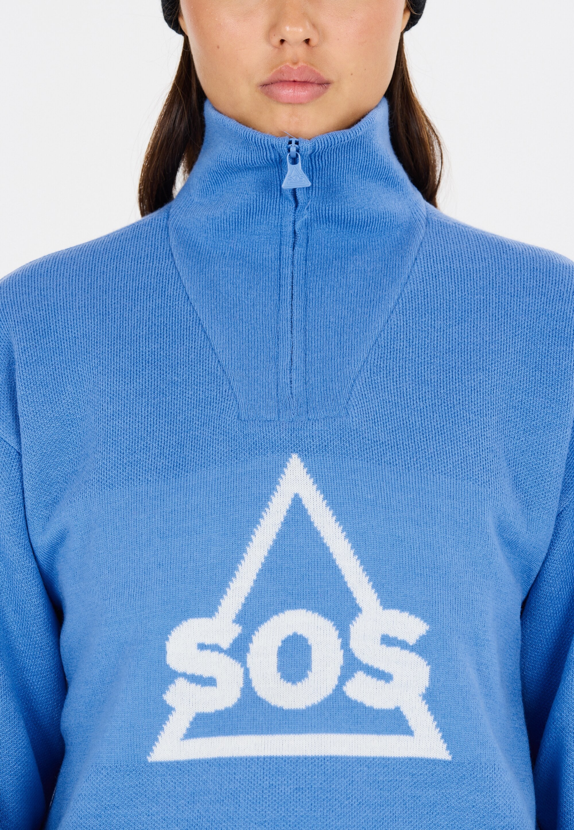 SOS Strickpullover "Tignes", mit hochabschließendem Kragen günstig online kaufen