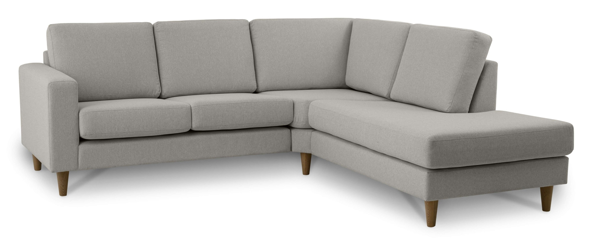 andas Ecksofa »Tvinno«, im skandinavischen Stil, L-Form, mit Massivholzfüßen, Breite 230 cm