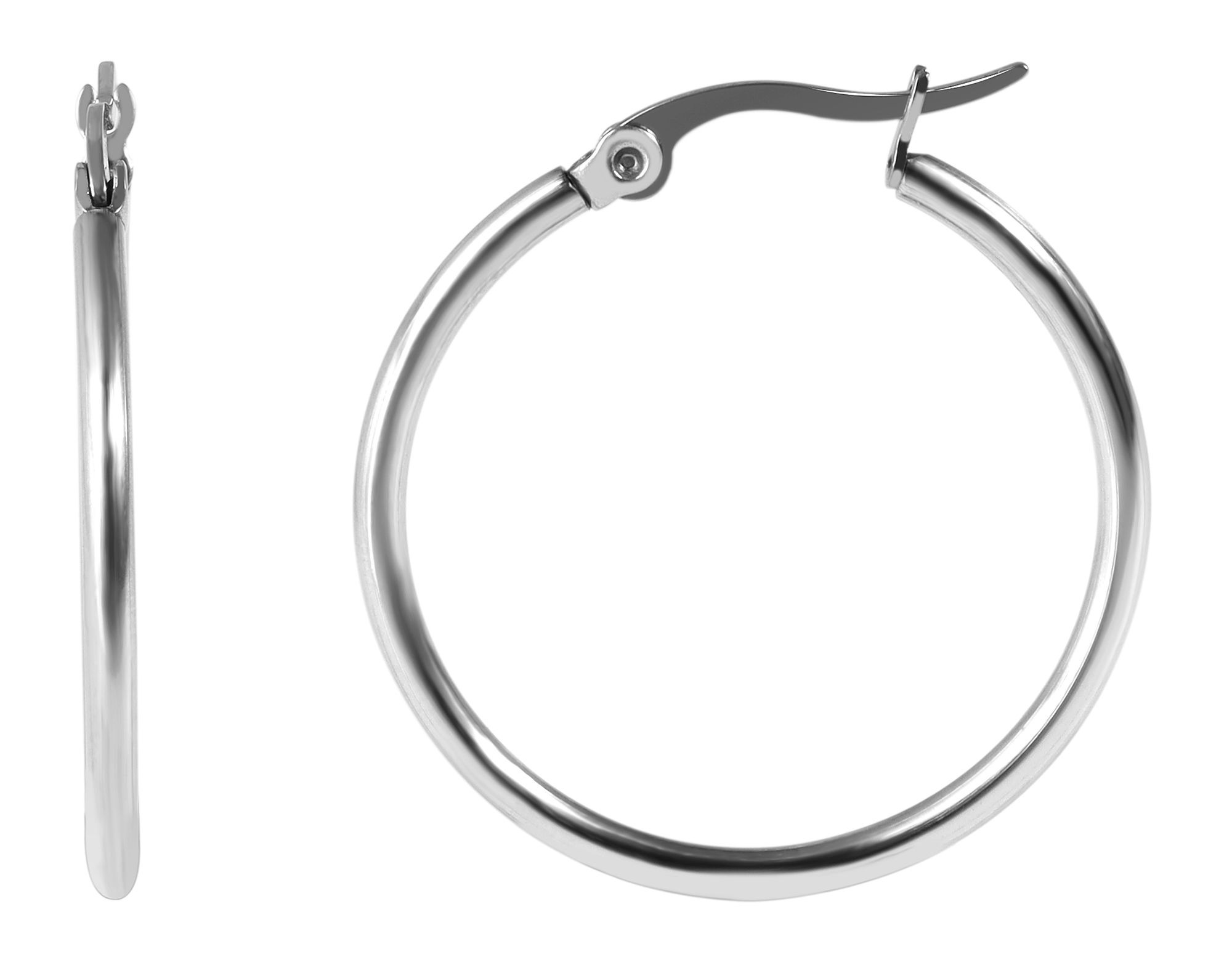 Adelia´s Paar Creolen "Damen Ohrringe – Creole aus Edelstahl" Perfekt als G günstig online kaufen