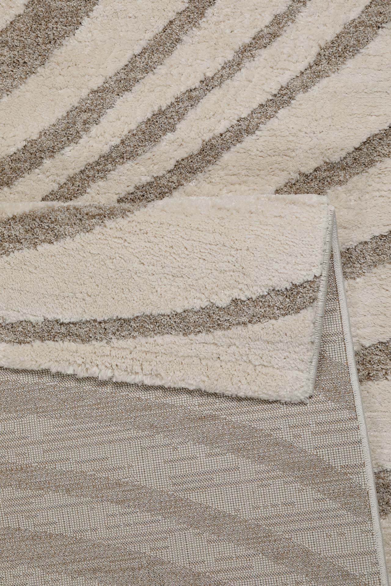 Wecon home Teppich »Björn«, rechteckig, 18 mm Höhe, Gewebt, Hoch-Tief, pflegeleicht, Wellen-Muster, Scandi, Wohnzimmer