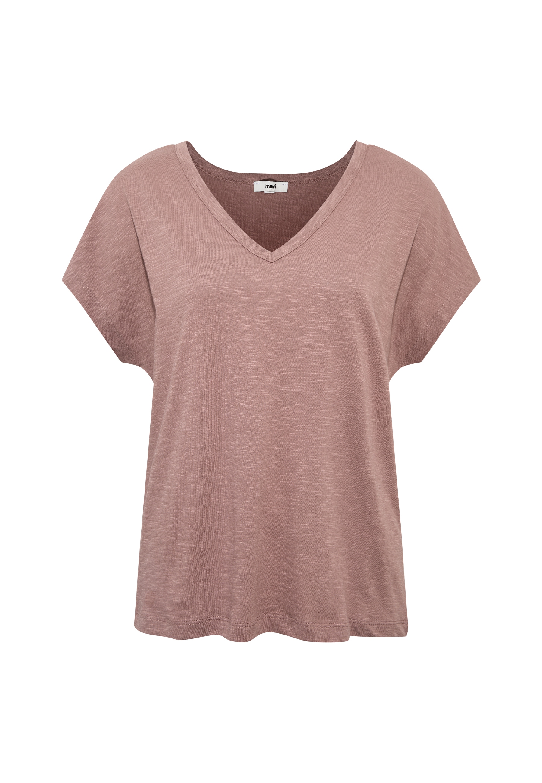 Mavi T-Shirt »SHORT SLEEVE BASIC«, T-Shirt V-Neck