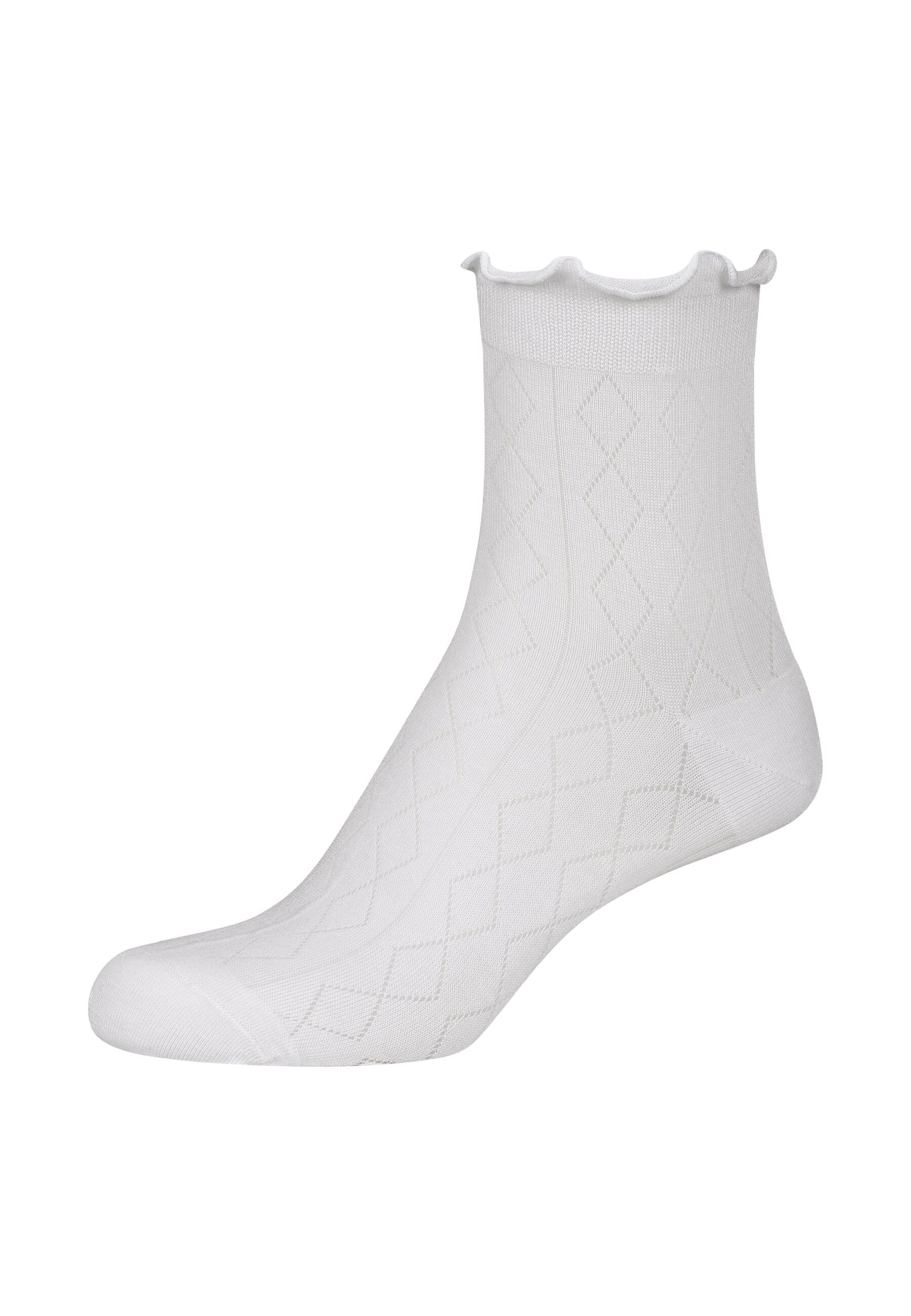 Camano Socken »Socken ca-soft structured 4er Pack« 4er Pack Extra weiche Bündchen ohne Druckgefühl, Verstärkte Ferse und Spitze für mehr Halt